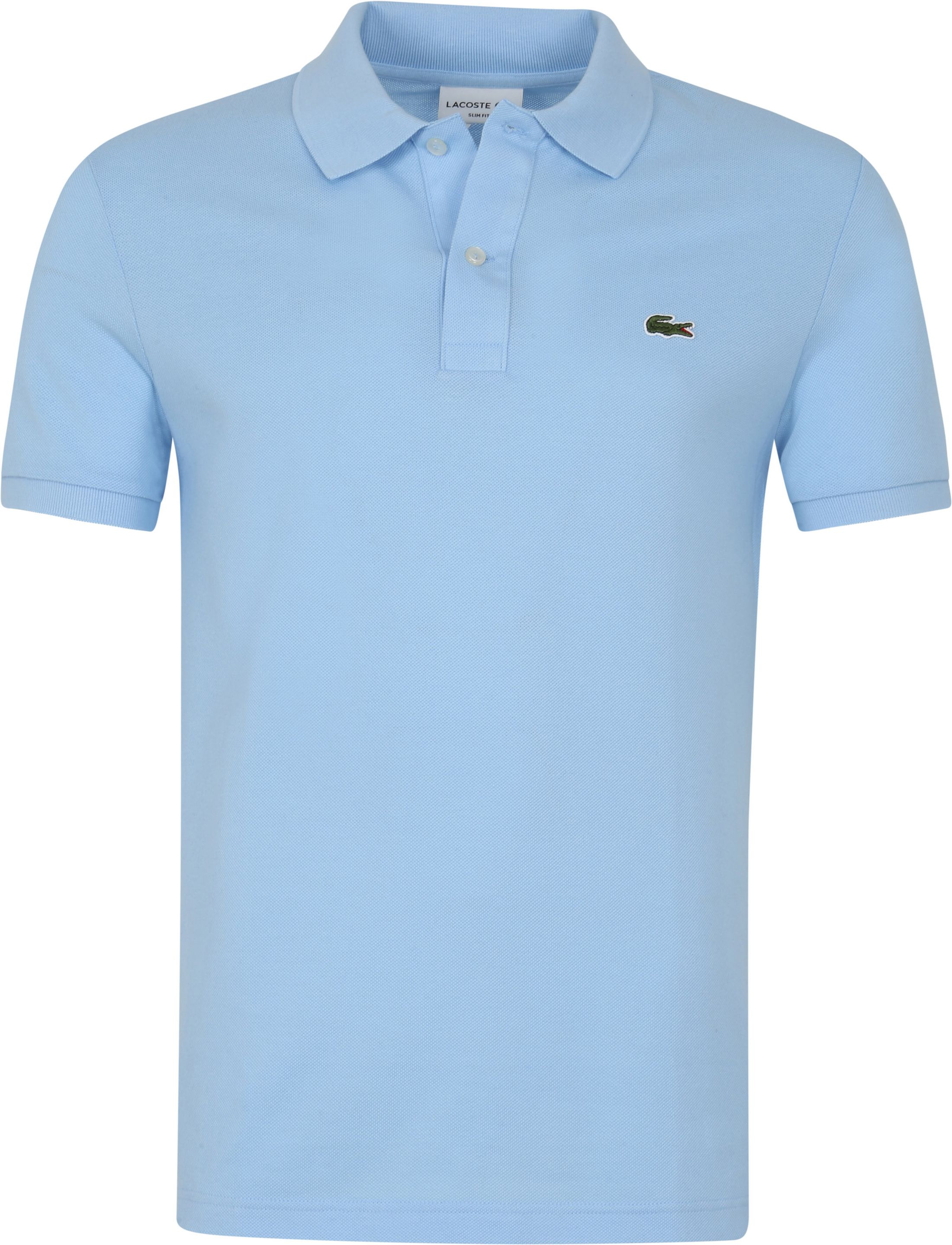 Lacoste Pique Polo Shirt Light Light blue Blue size L