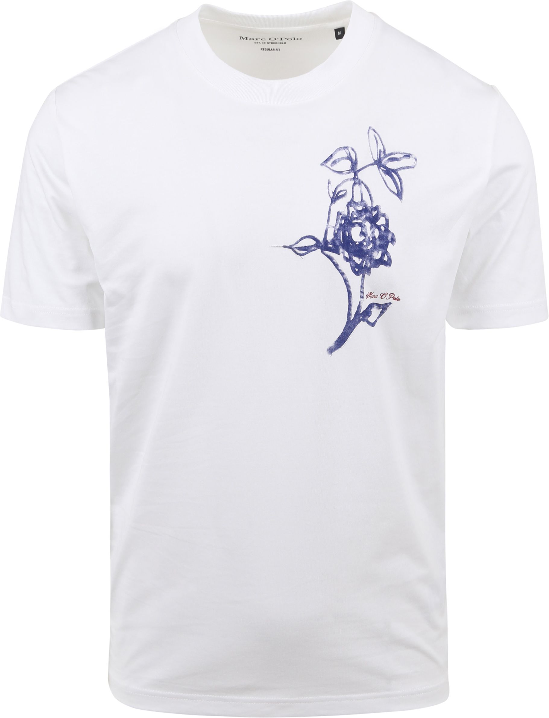 Marc O'Polo T-Shirt Flower White 324247751124-100 order online | Suitable