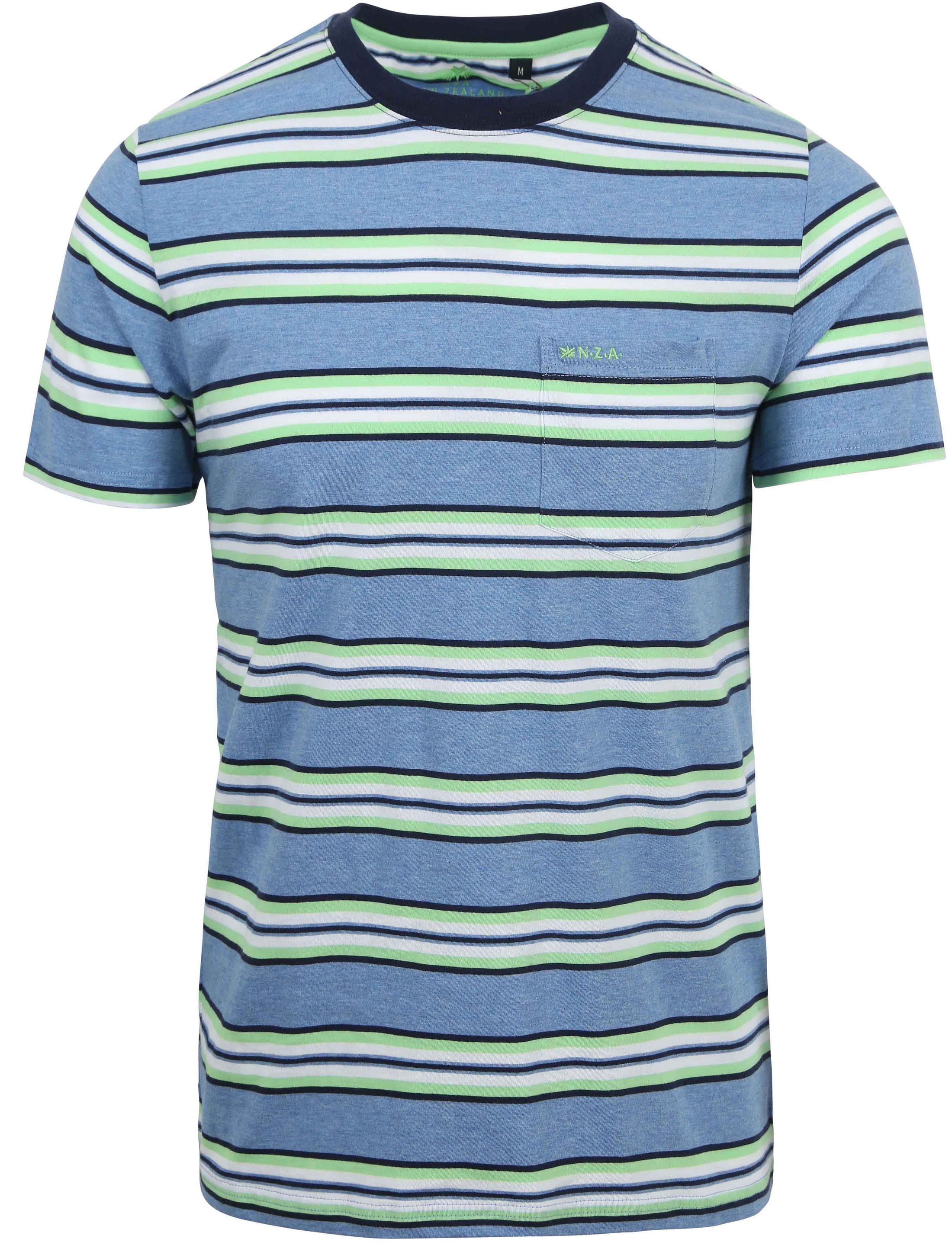 NZA T-shirt Hawkers Stripes Blue 23CN705-1672 order online | Suitable