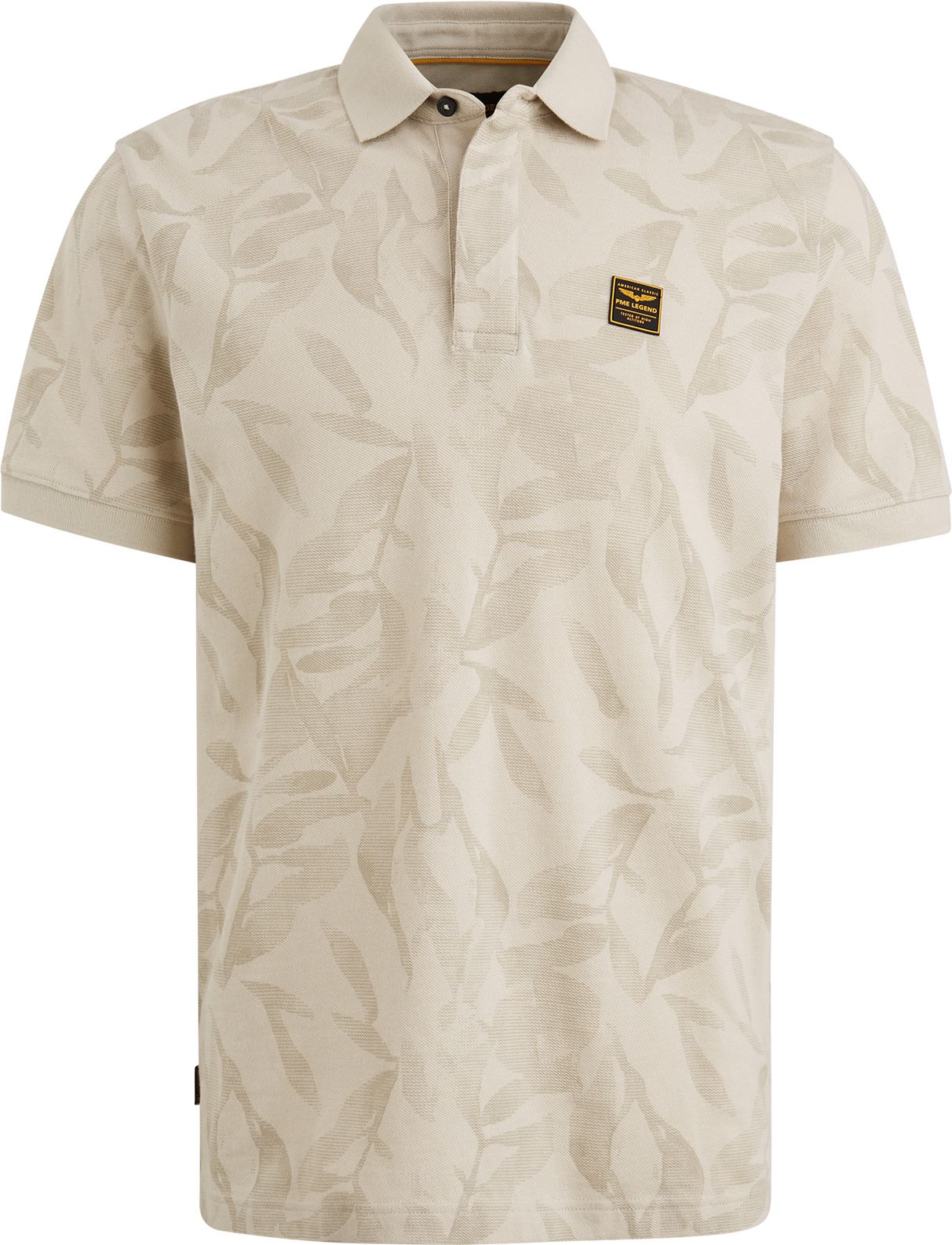 PME Legend Polo Shirt Piqué Print Beige PPSS2504851-7013 order online | Suitable