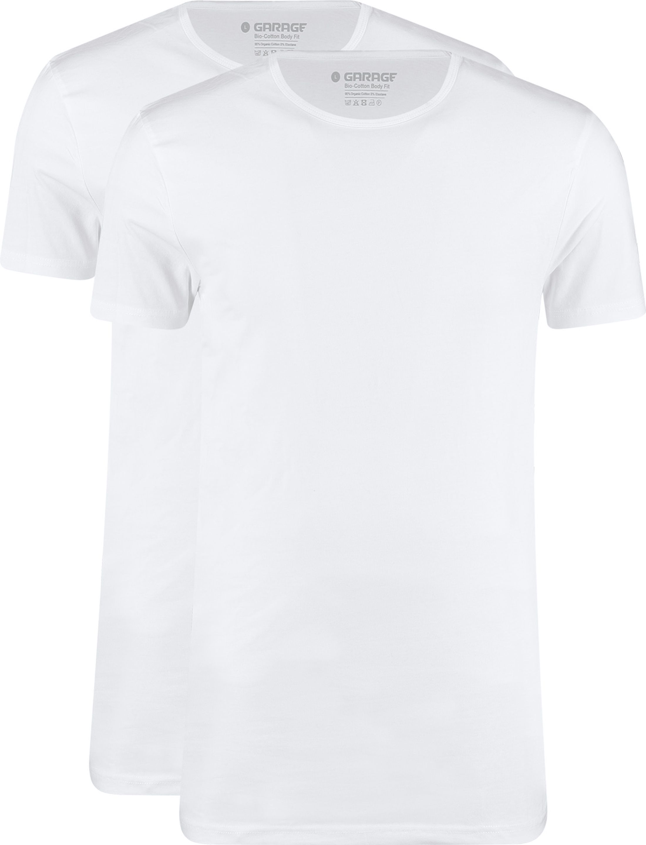 Garage 2-Pack Basic T-shirt Bio Wit 0221-930 kopen | Suitable