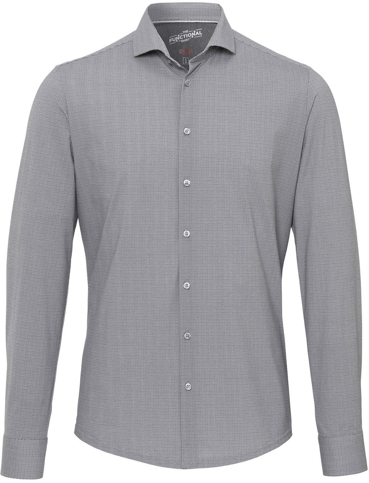 Pure H.Tico The Functional Shirt Dessin Grey size 15 3/4
