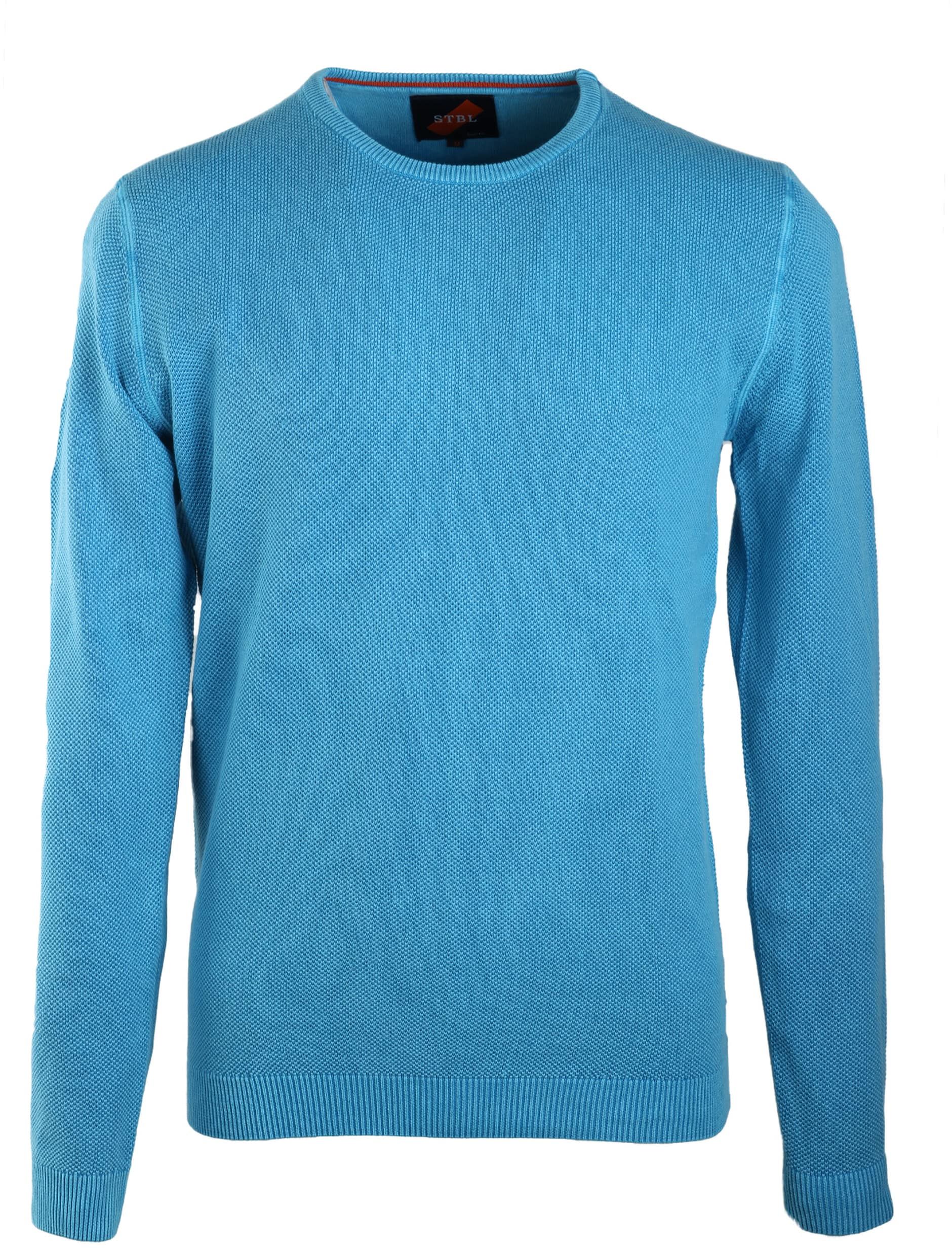 Suitable Pullover O-Neck Aqua Blue size XXL
