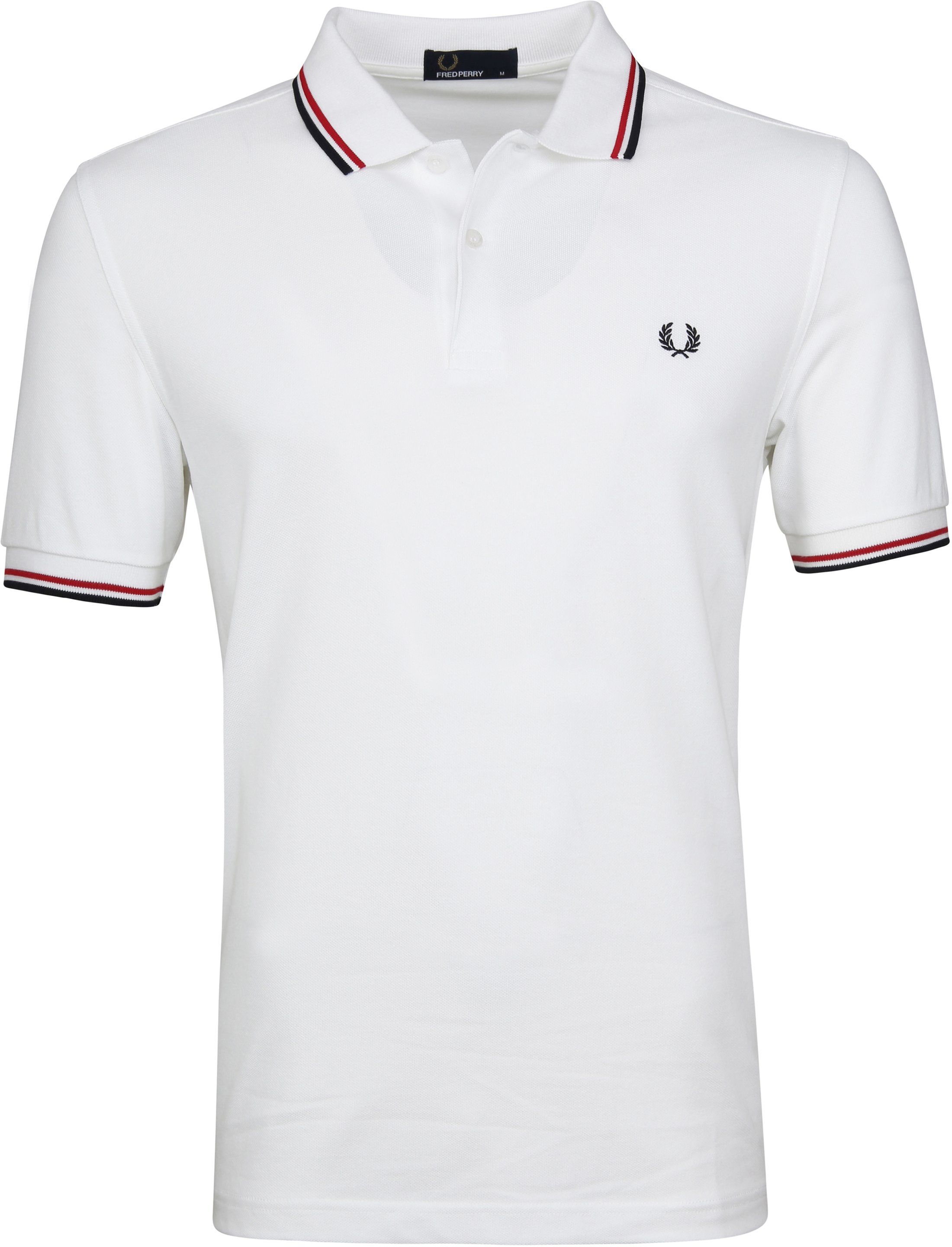 Fred Perry Polo Shirt 748 White size M