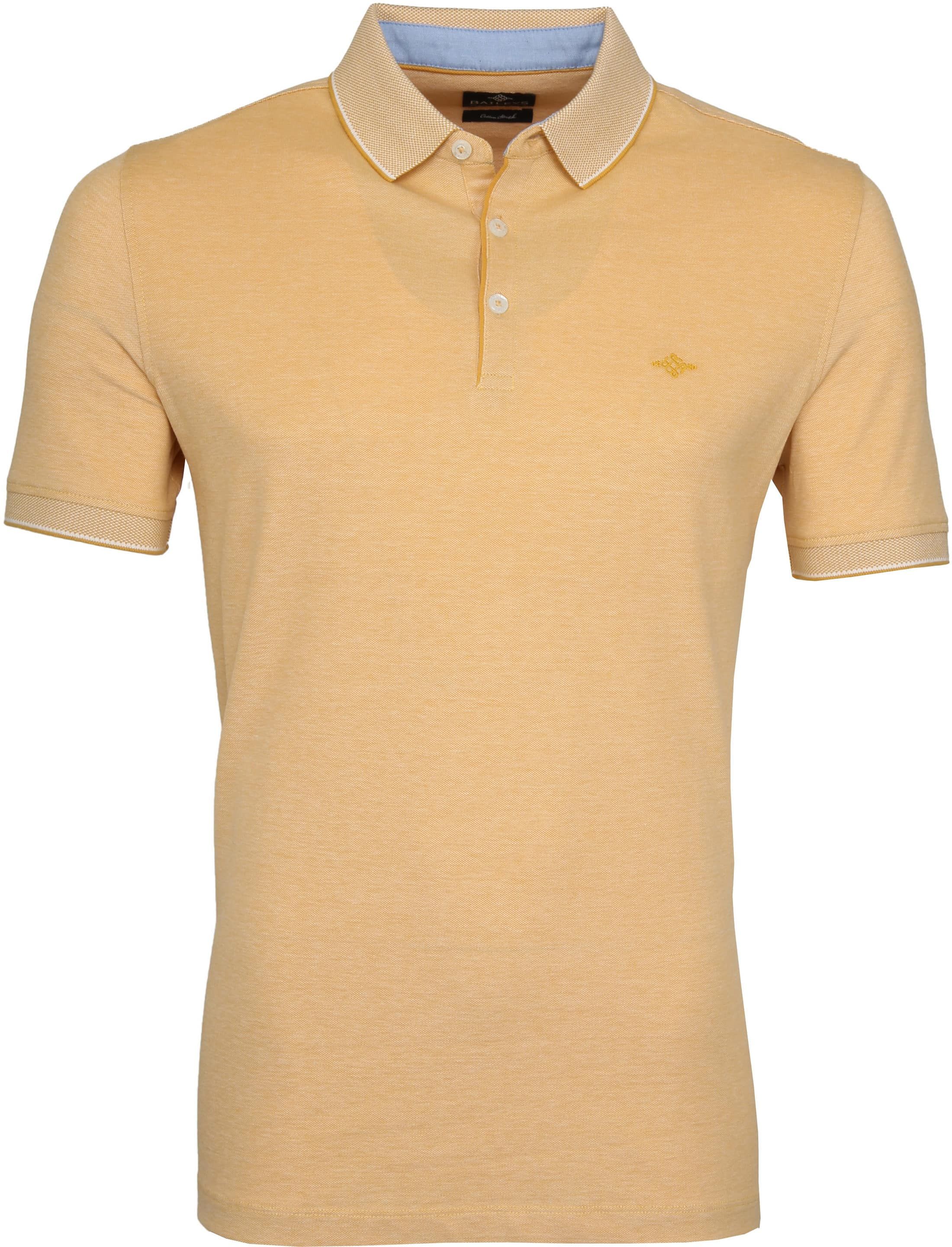 Suitable Melange Polo Shirt Yellow size L