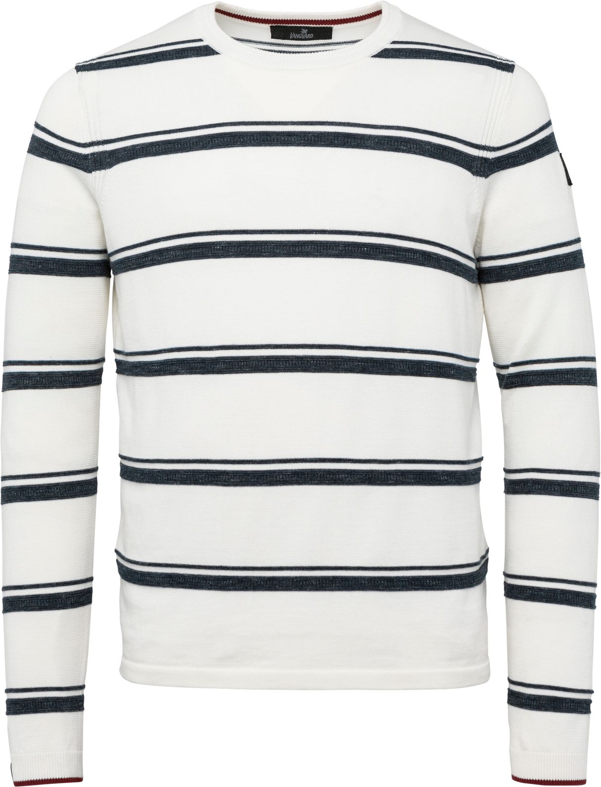 Vanguard Sweater Stripes White size 3XL