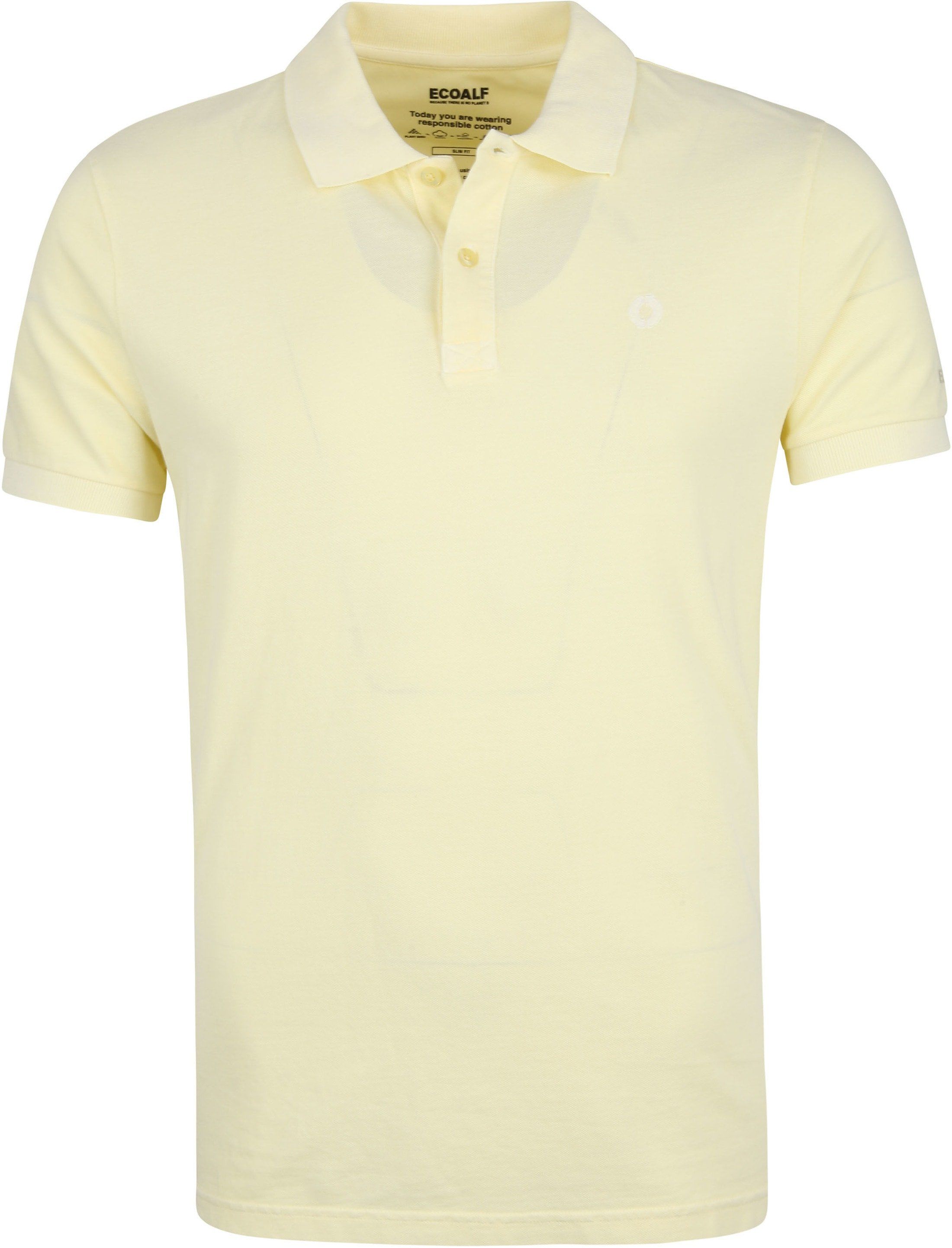 Ecoalf Polo Shirt Sustainable Cotton Yellow size L