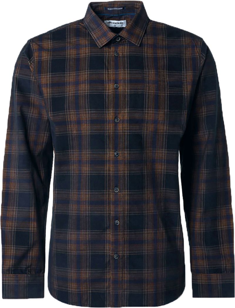 No Excess Hemd Corduroy Karomuster Blau 21430943-078 kaufen | Suitable