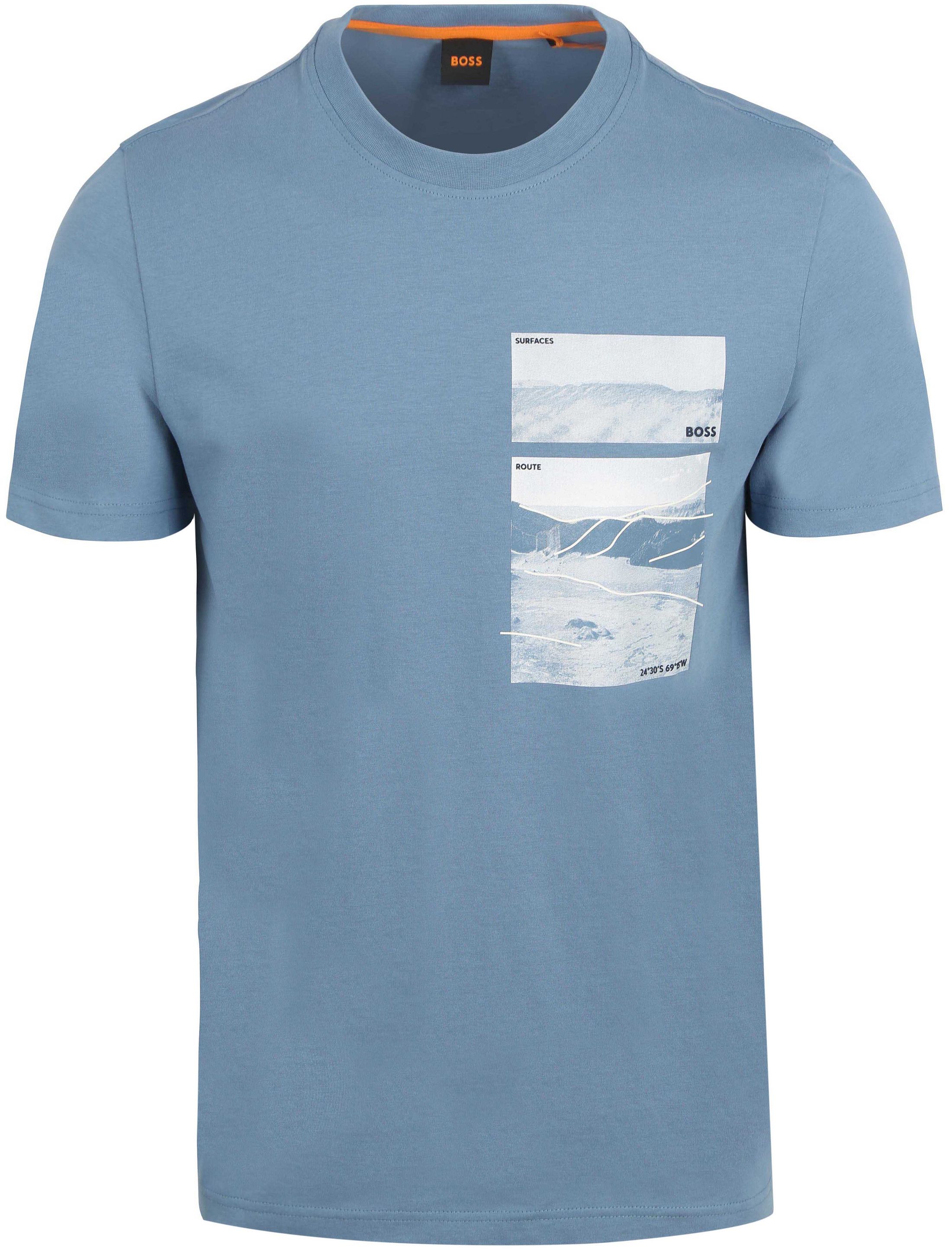 BOSS T-shirt Dune Blue order online | 50539194-462 | Suitable Finland
