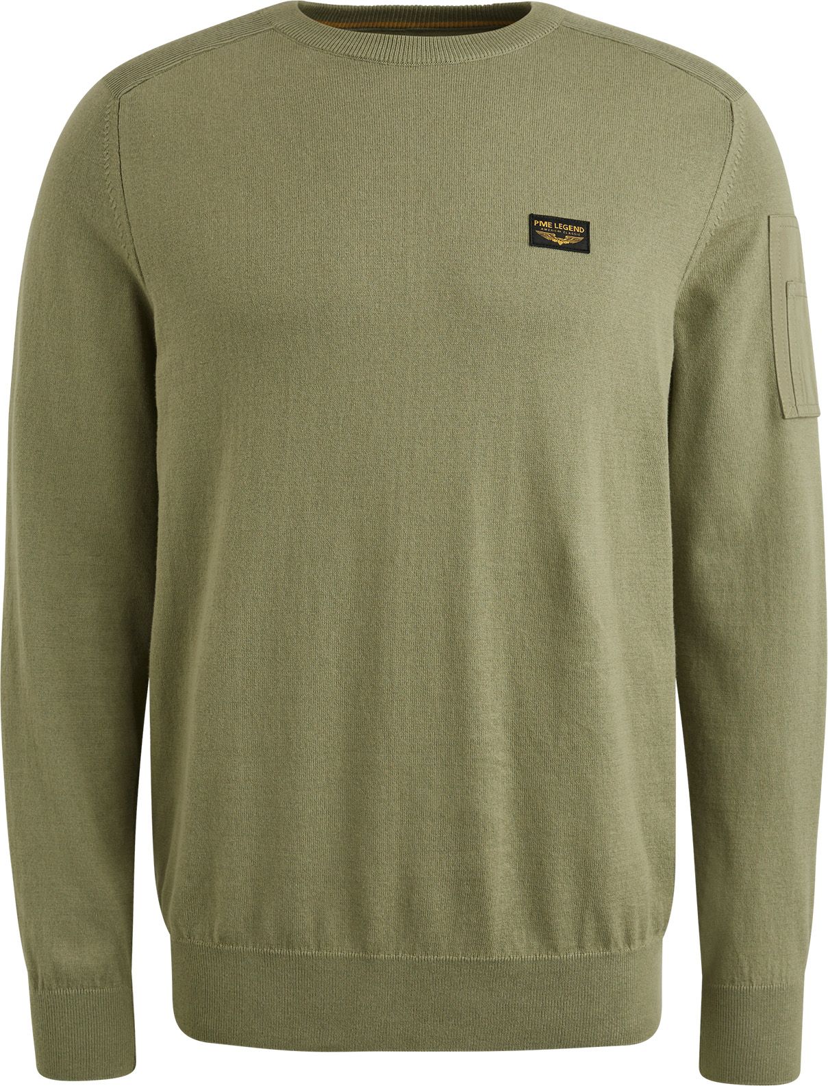 PME Legend American Classic Pullover Oil Green PKW2508320-6379 order online | Suitable