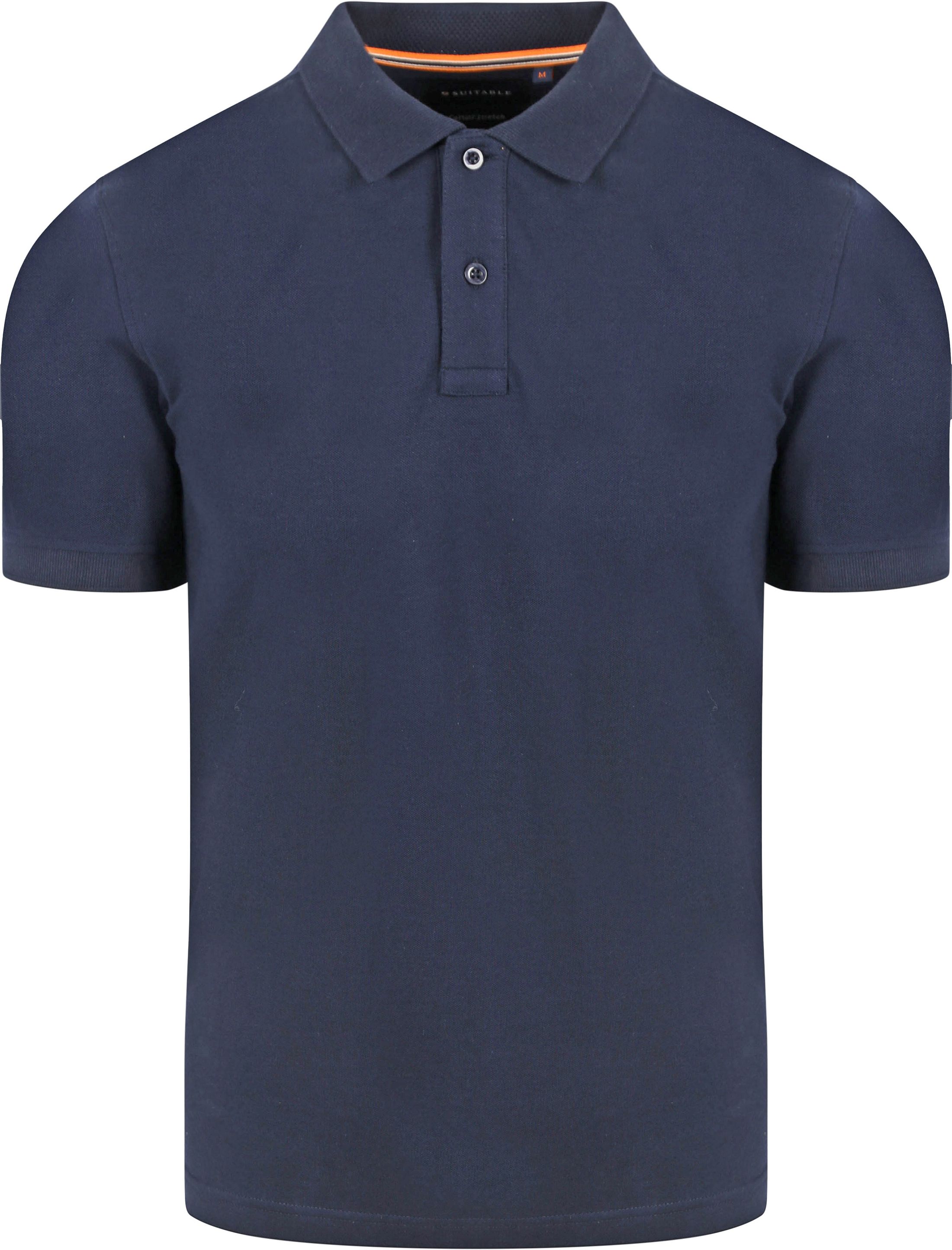 Suitable Cas Polo Navy PO-PIQ-STR-24.01 kopen | Suitable