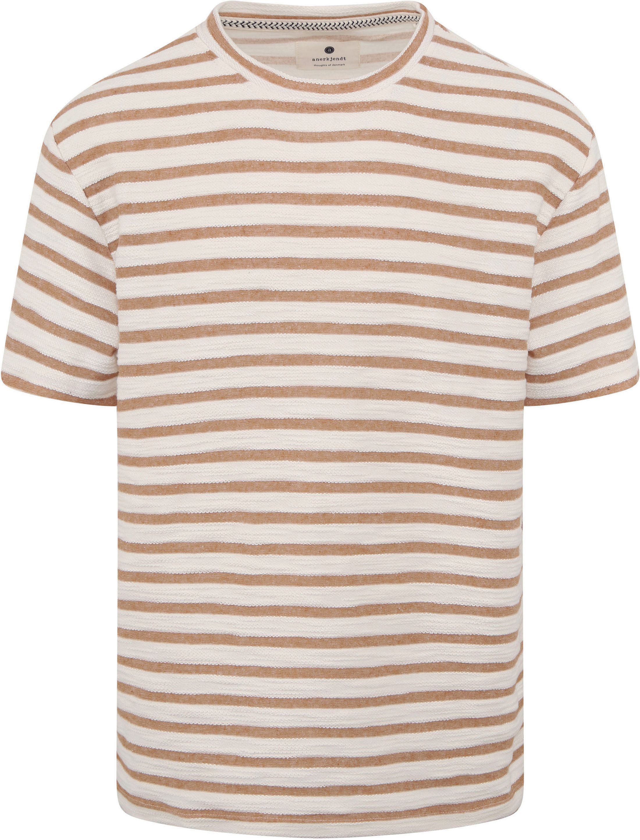 Anerkjendt Kikki T-shirt Orange Striped 9011545523 order online | Suitable
