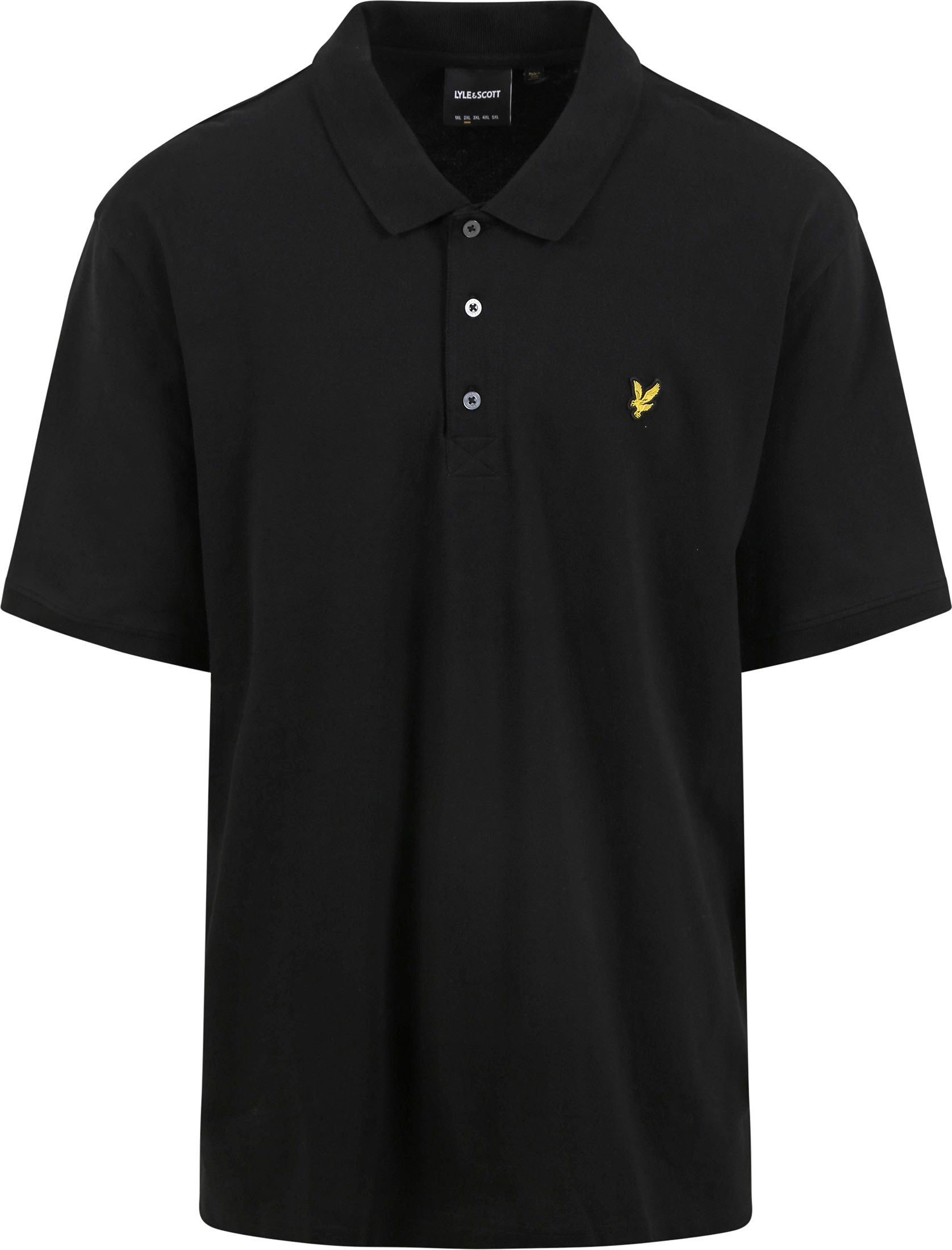 Lyle and Scott Plussize Polo Black SP400VOGX-Z865 order online | Suitable