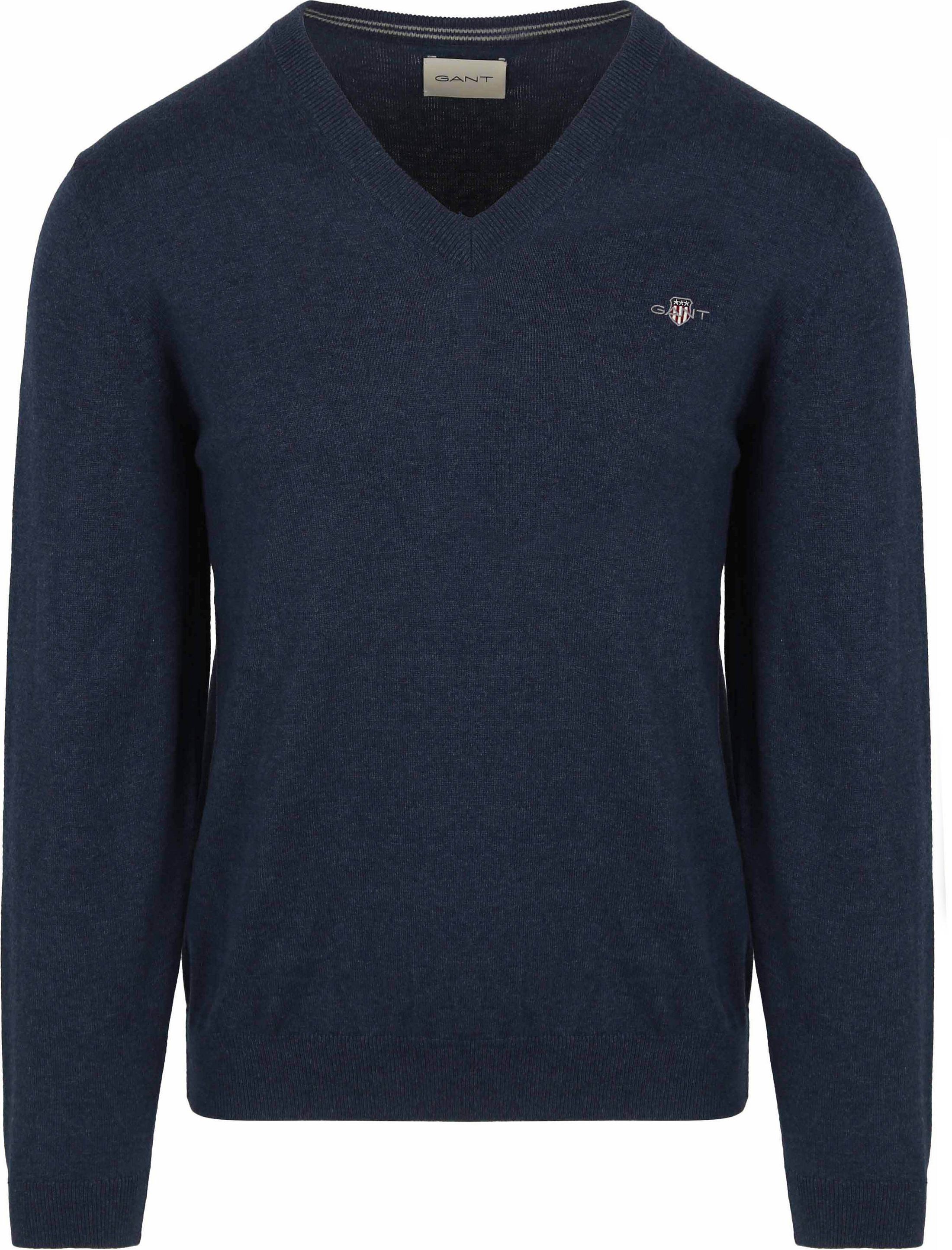 Gant Pullover V-Neck Jeans Blue 8030562-902 order online | Suitable