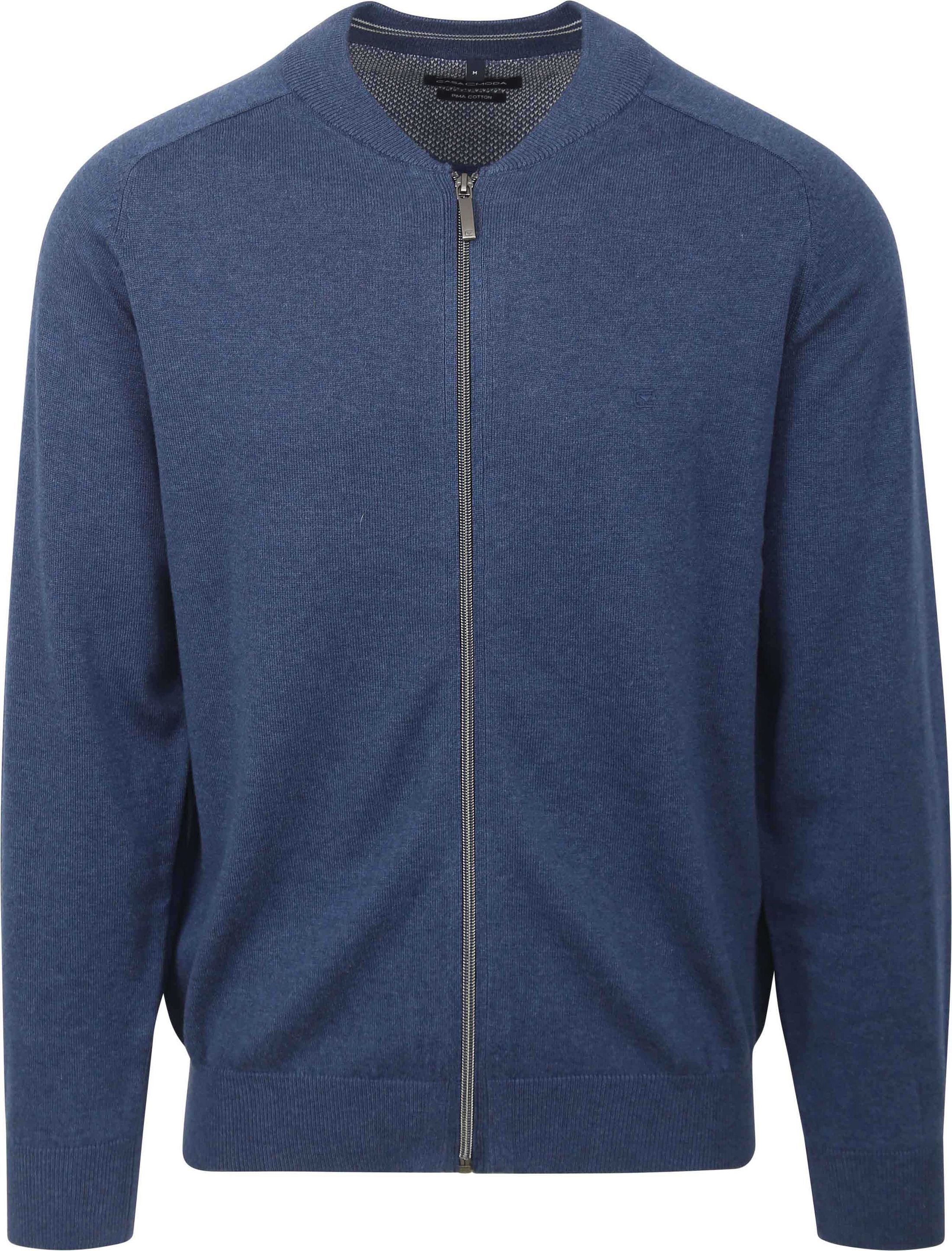 Casa Moda Pullover Zip Blue order online | 004440-144 | Suitable Lithuania