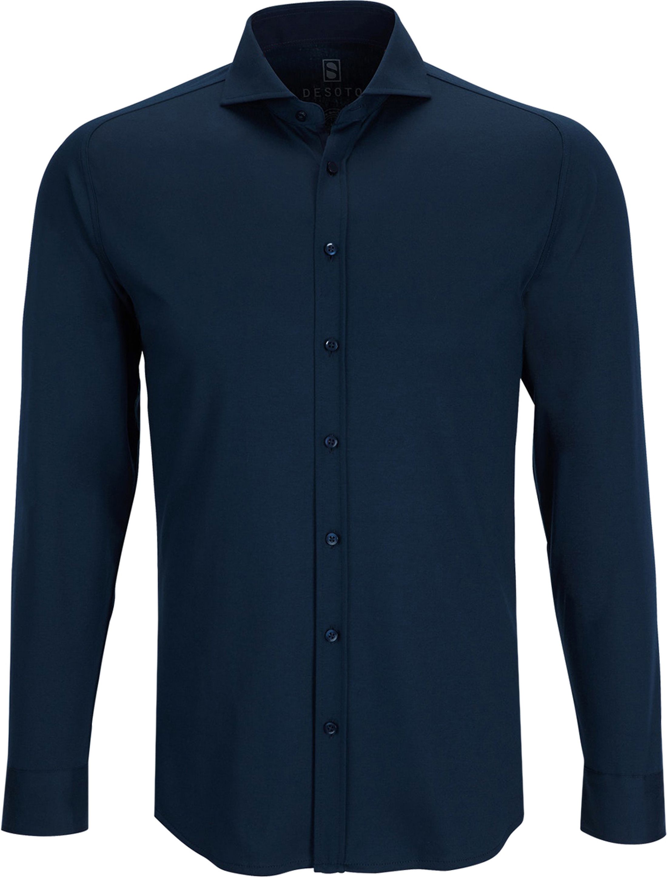 Desoto Shirt Non Iron Navy 057 Dark Blue Blue size 3XL