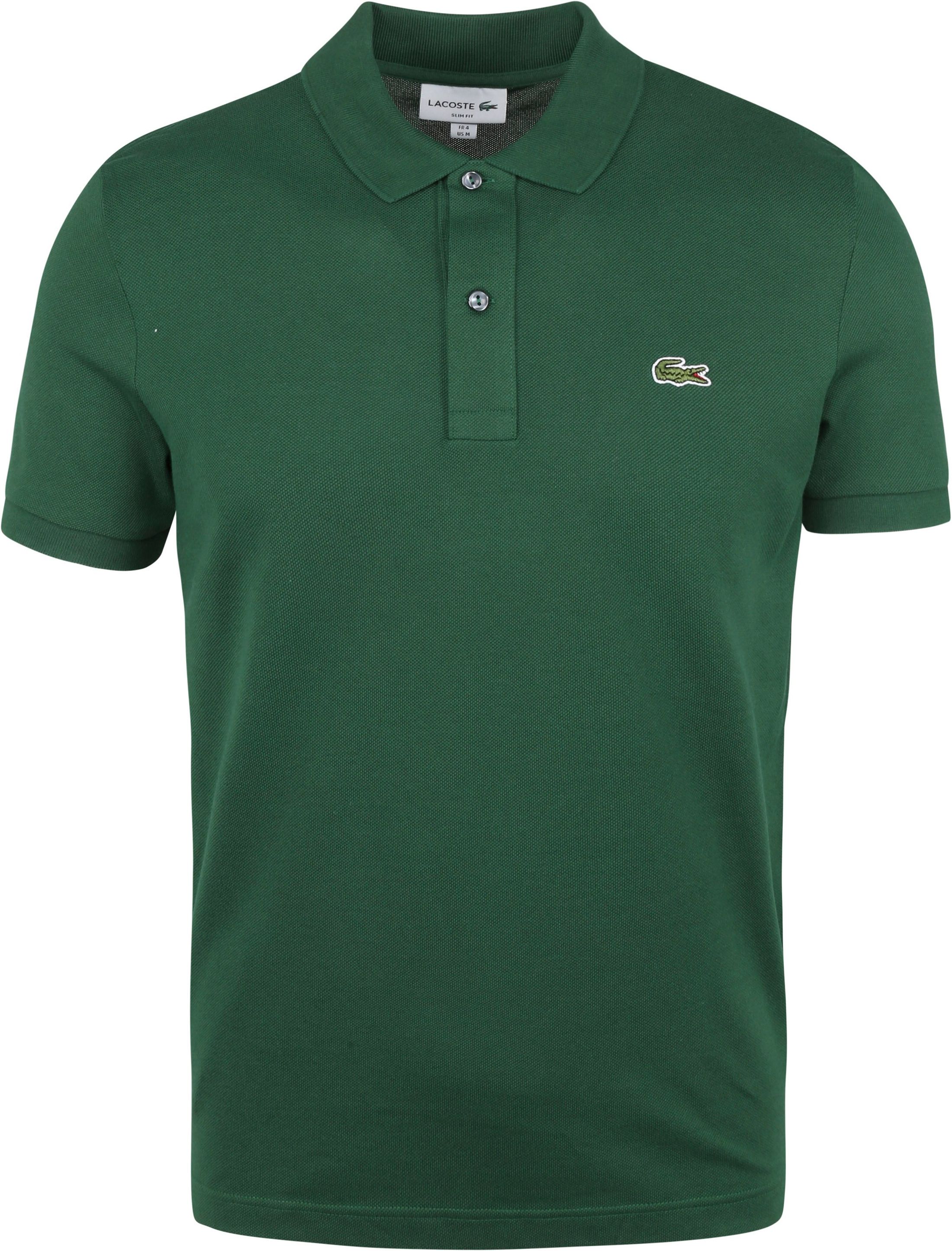 Lacoste Polo Shirt Pique Mid Green Dark Green size 3XL
