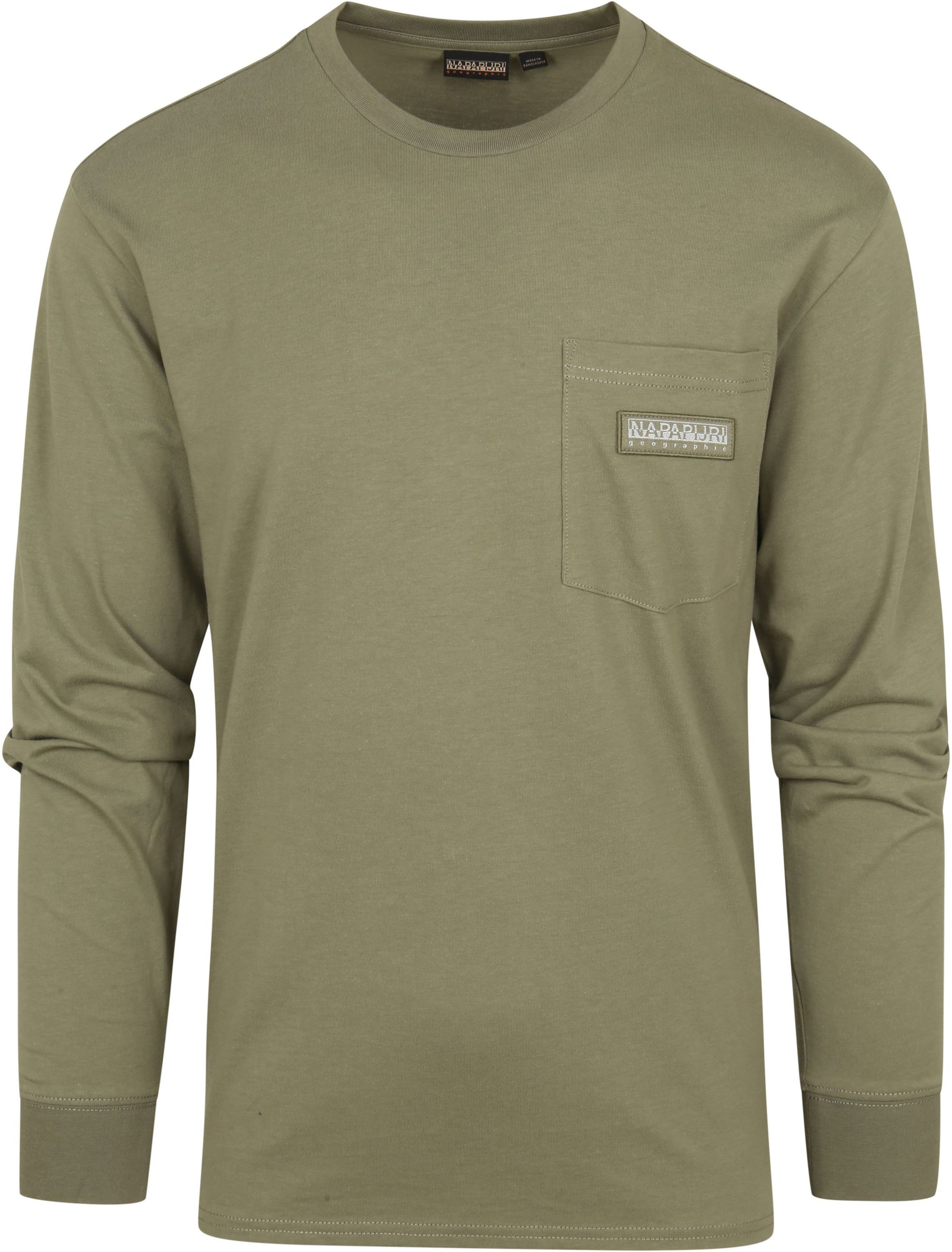 Napapijri S-Morgex Longsleeve T Shirt Green size L