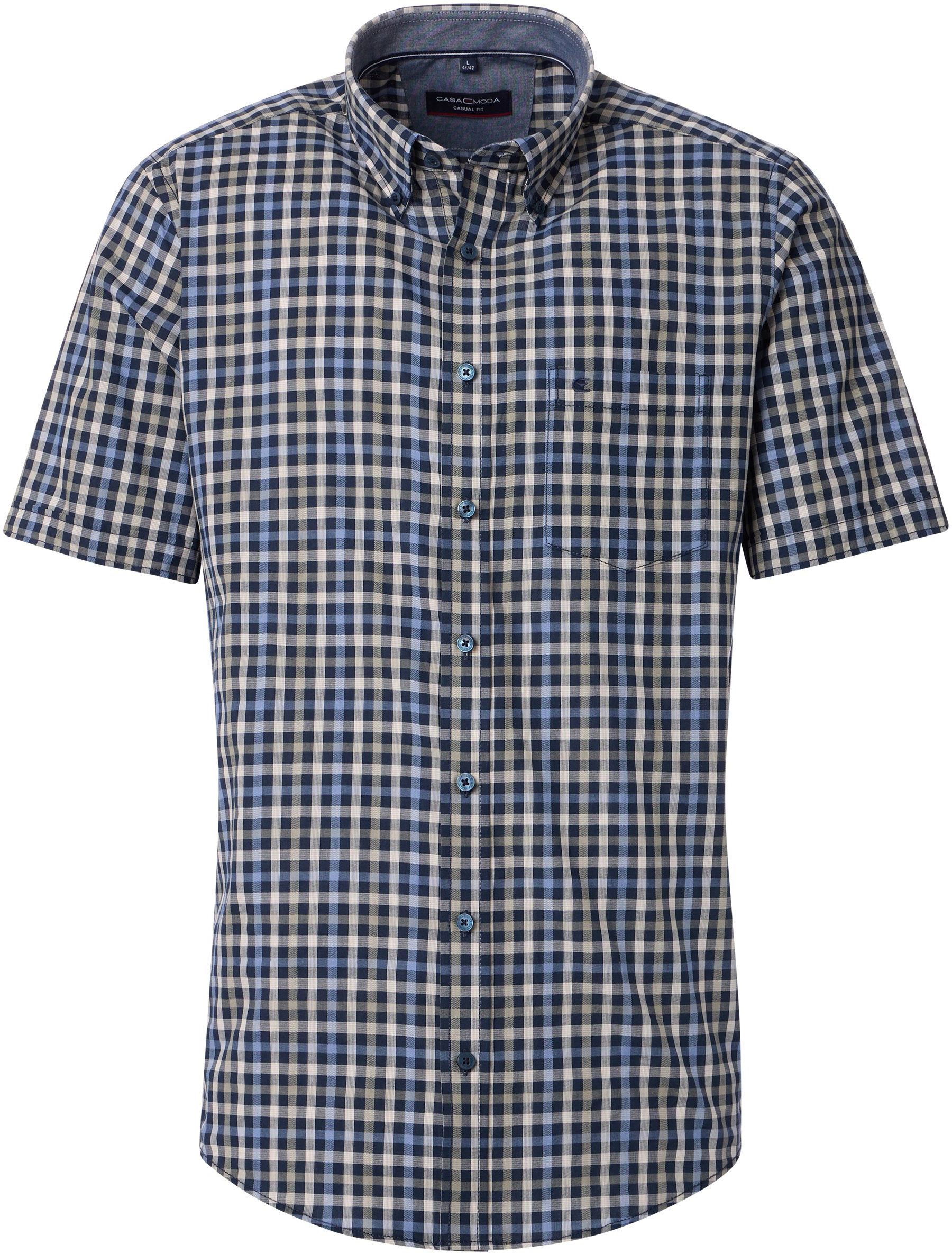 Casa Moda Short Sleeve Casual Shirt Checks Navy order online | 954389500-300 | Suitable Spain