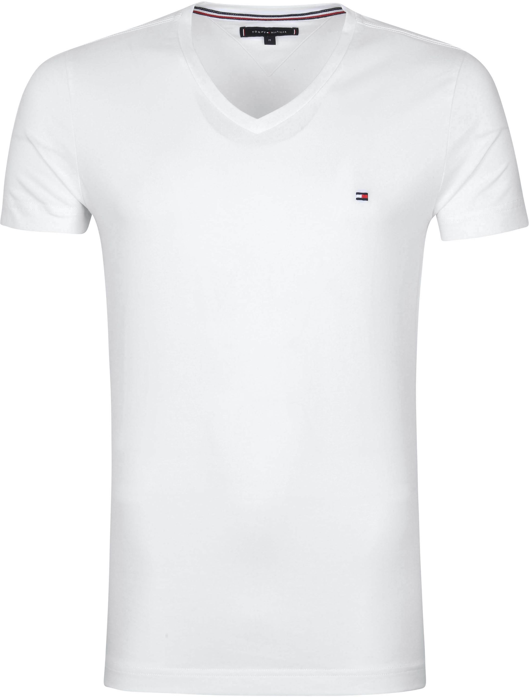 Tommy Hilfiger T Shirt V-Neck White size S