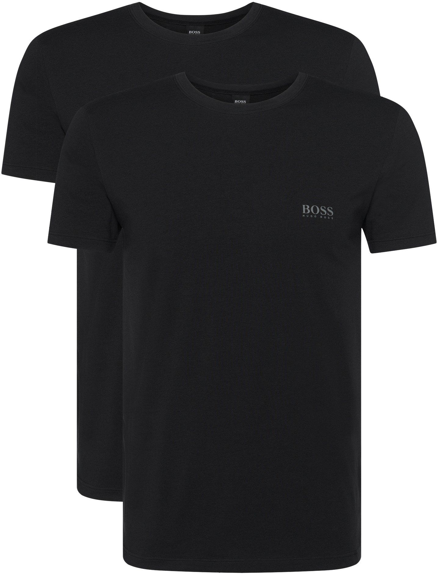 Hugo Boss T Shirt Regular Fit 2-Pack Black size M