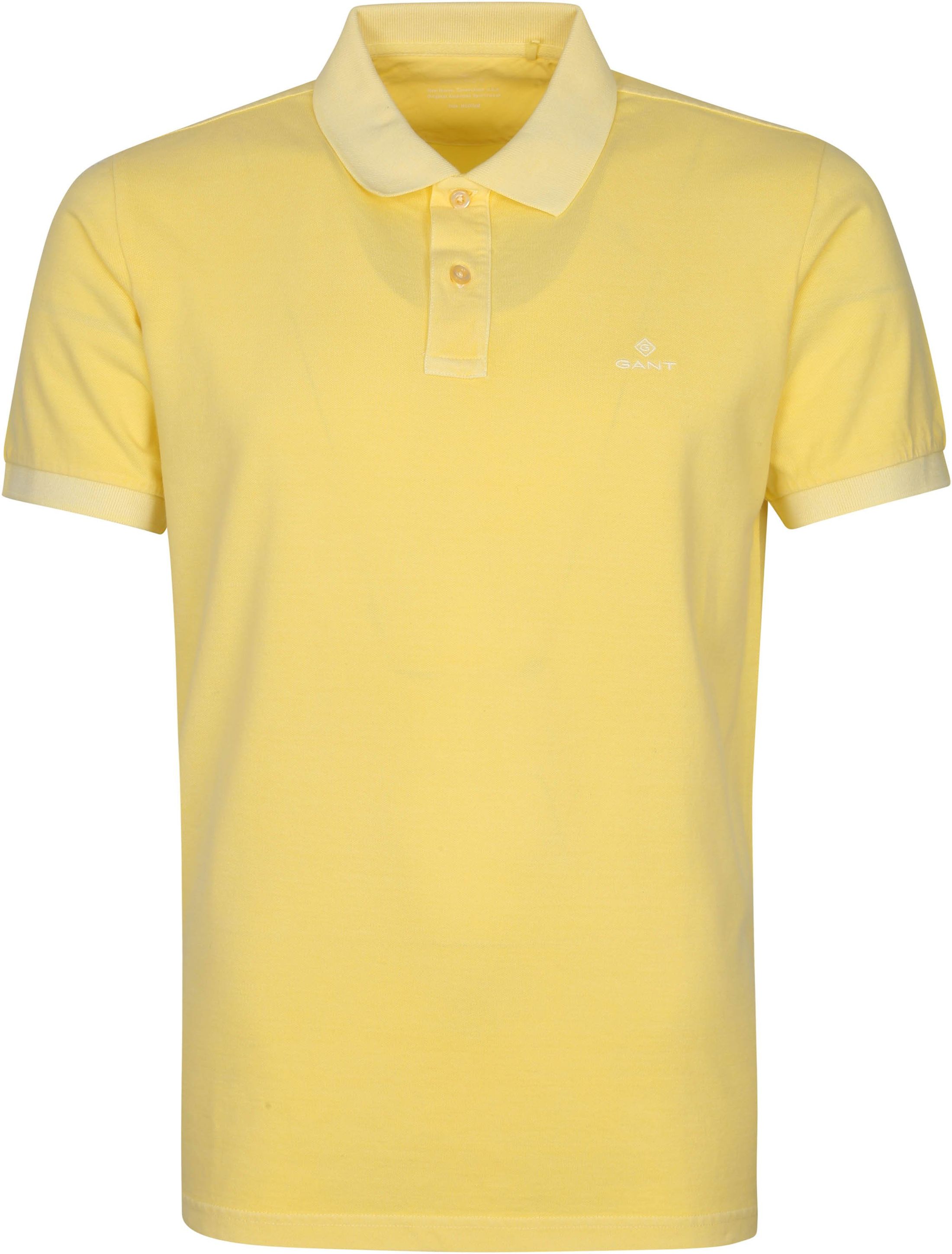 Gant Sunfaded Polo Shirt Yellow size L