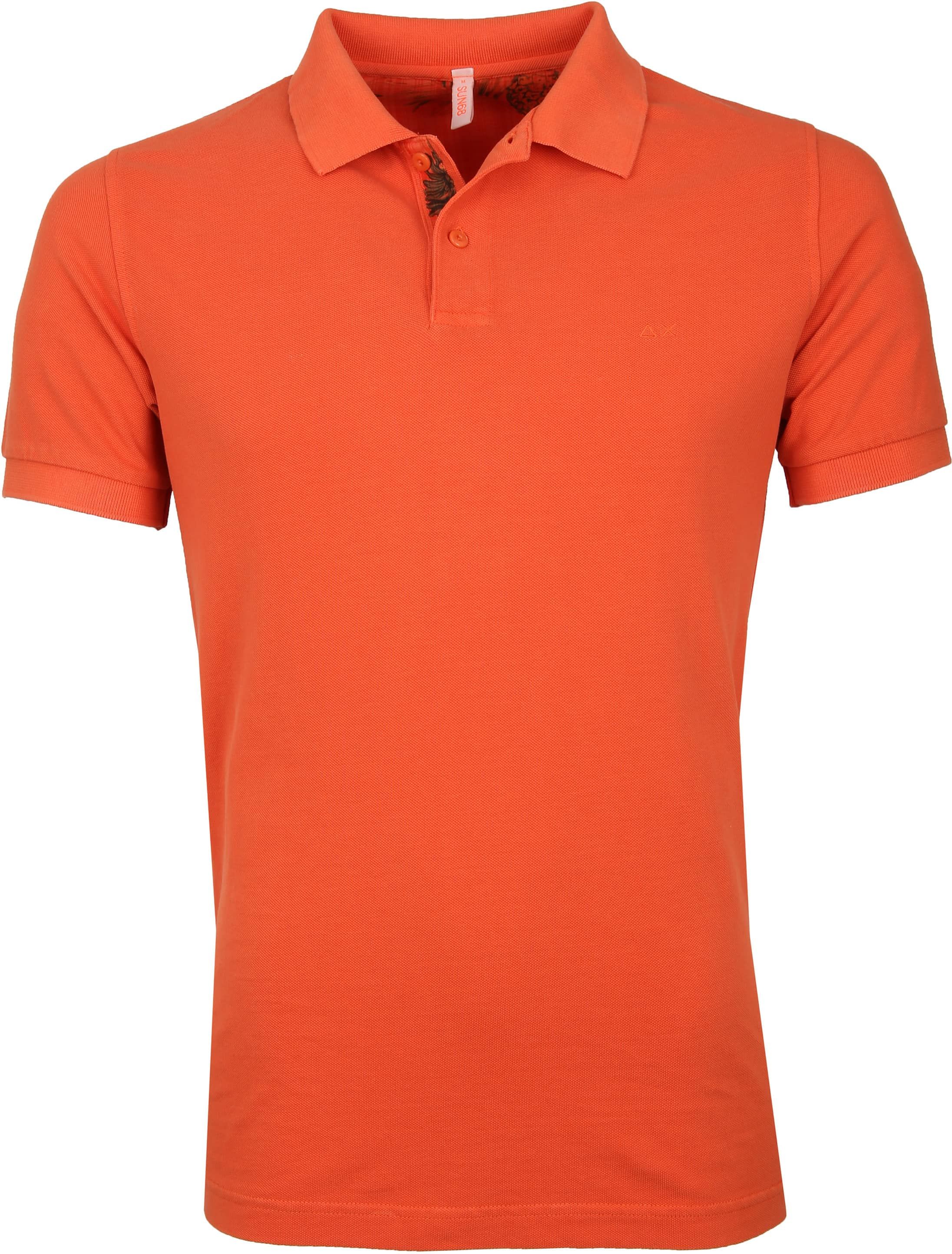 Sun68 Polo Shirt Cold Orange size L