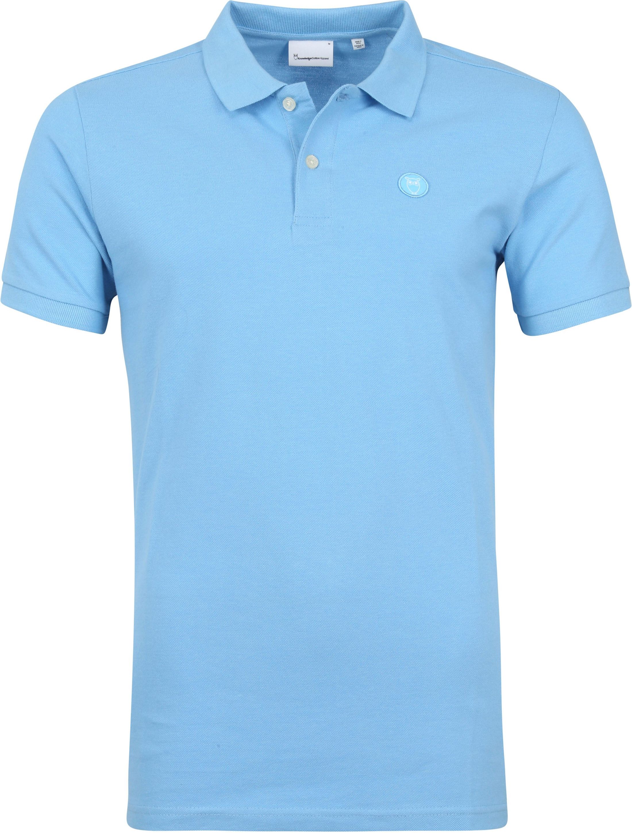 KnowledgeCotton Apparel Polo Shirt Rowan Blue size L