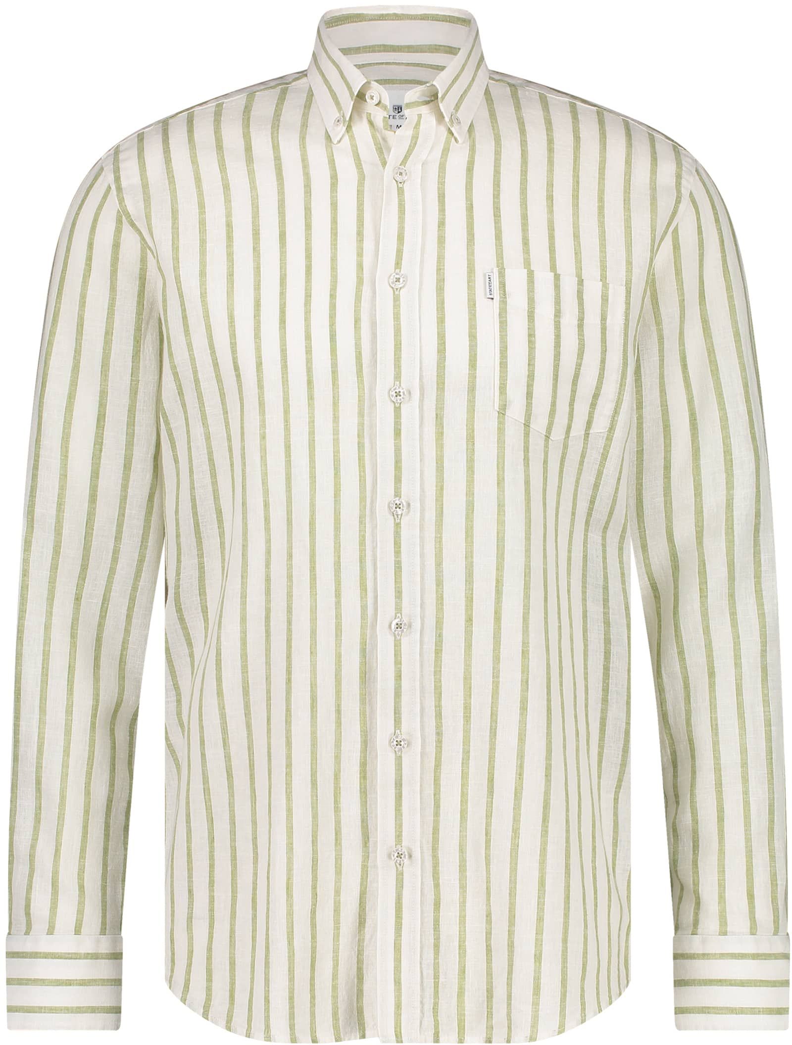 State Of Art Shirt Linen Stripes Green order online | 21214312-1131 | Suitable Norway