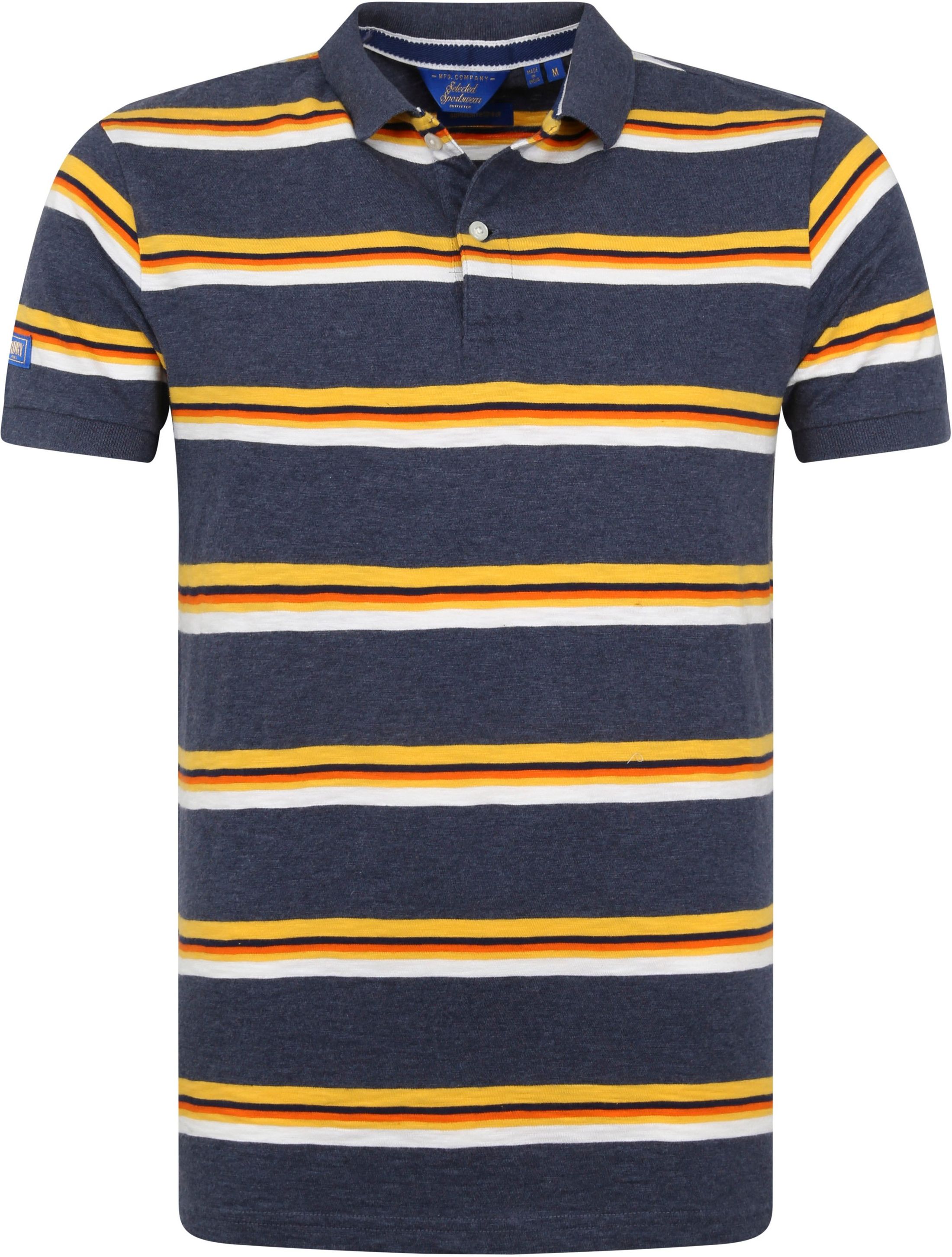 Superdry Classic Polo Shirt Stripes Dark Blue Dark Blue size L