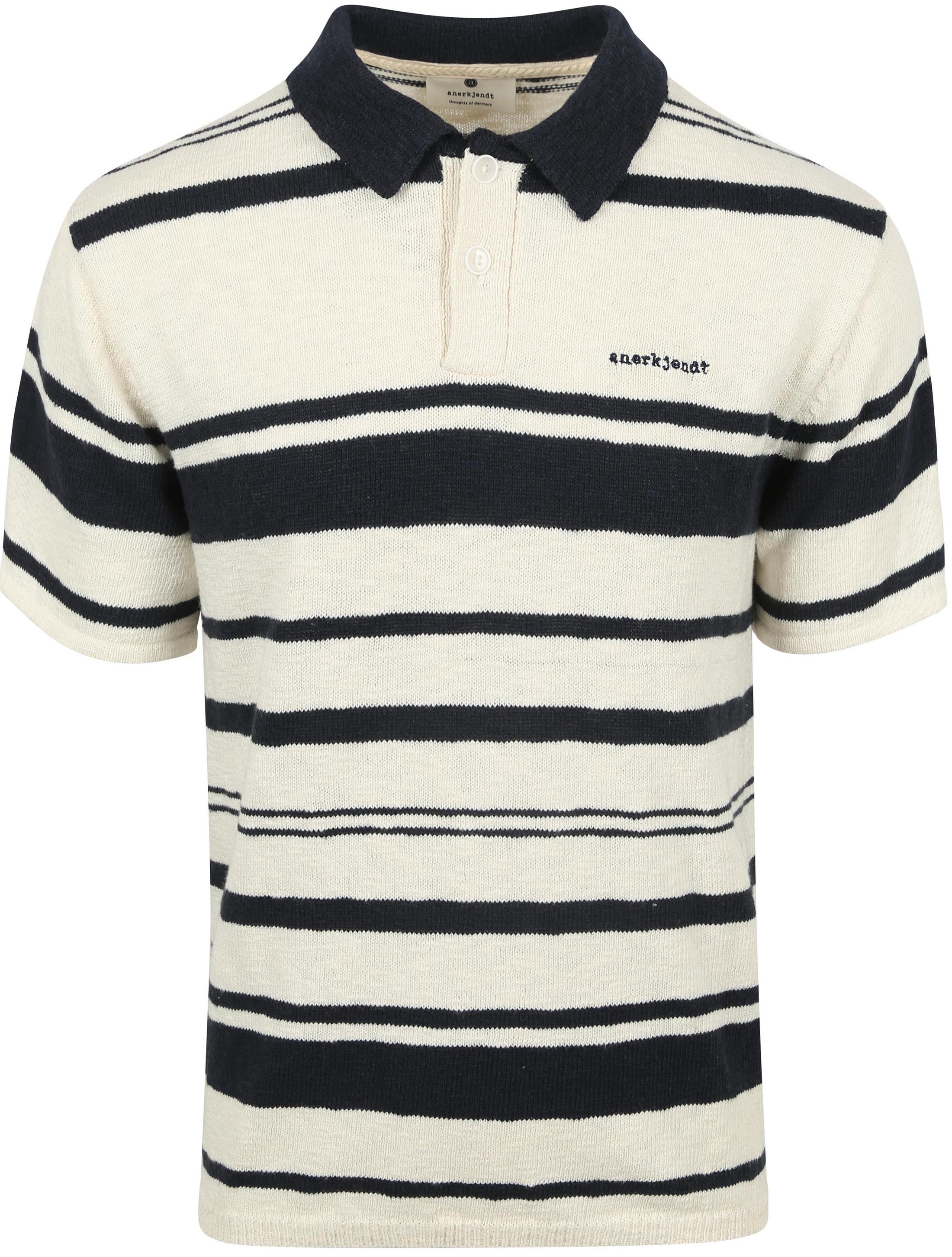 Anerkjendt Sofus T-shirt Dark Blue Striped 901585-3059 order online | Suitable