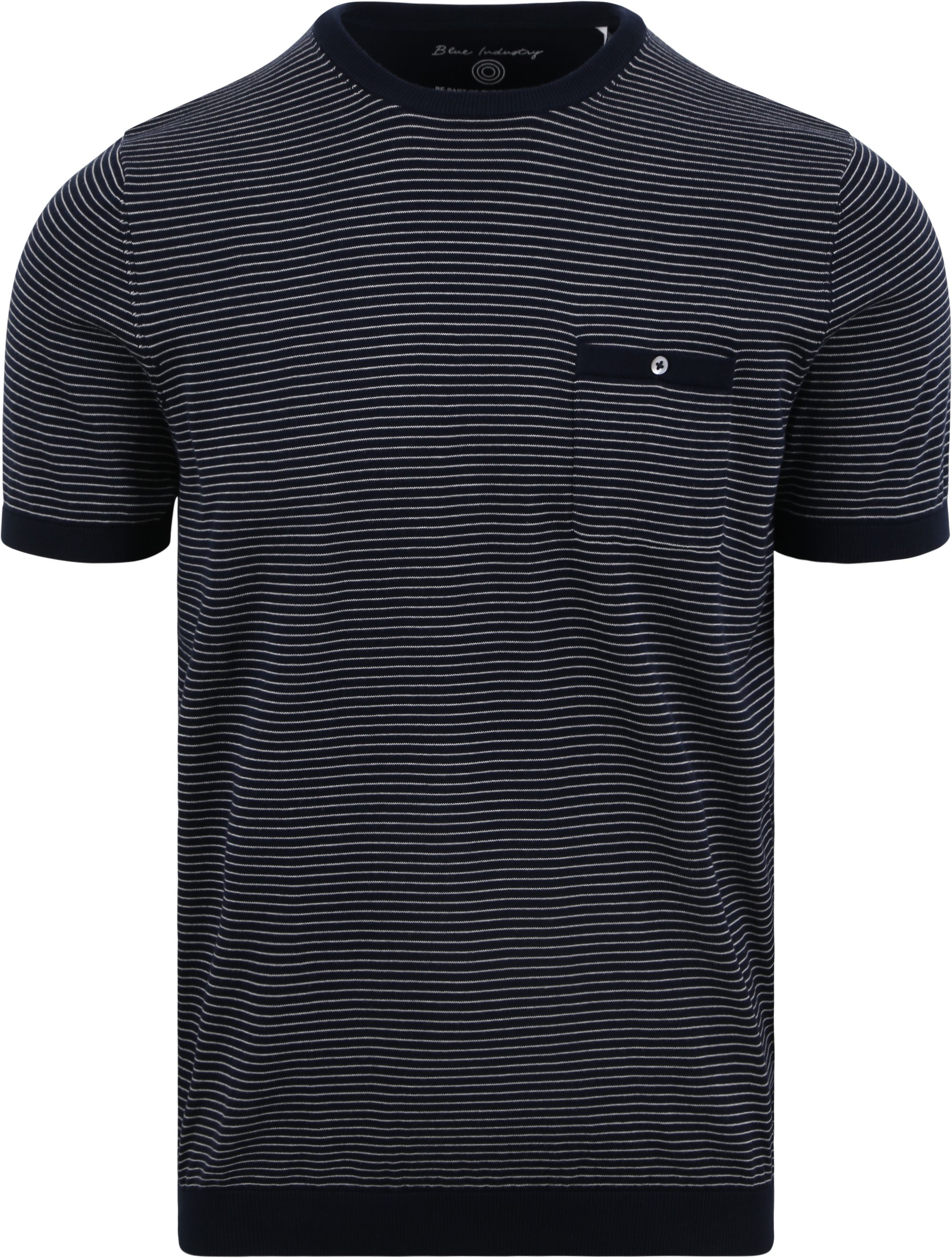 Blue Industry T-Shirt Rayures Marine KBIS23-M30 navy commander en ligne | Suitable