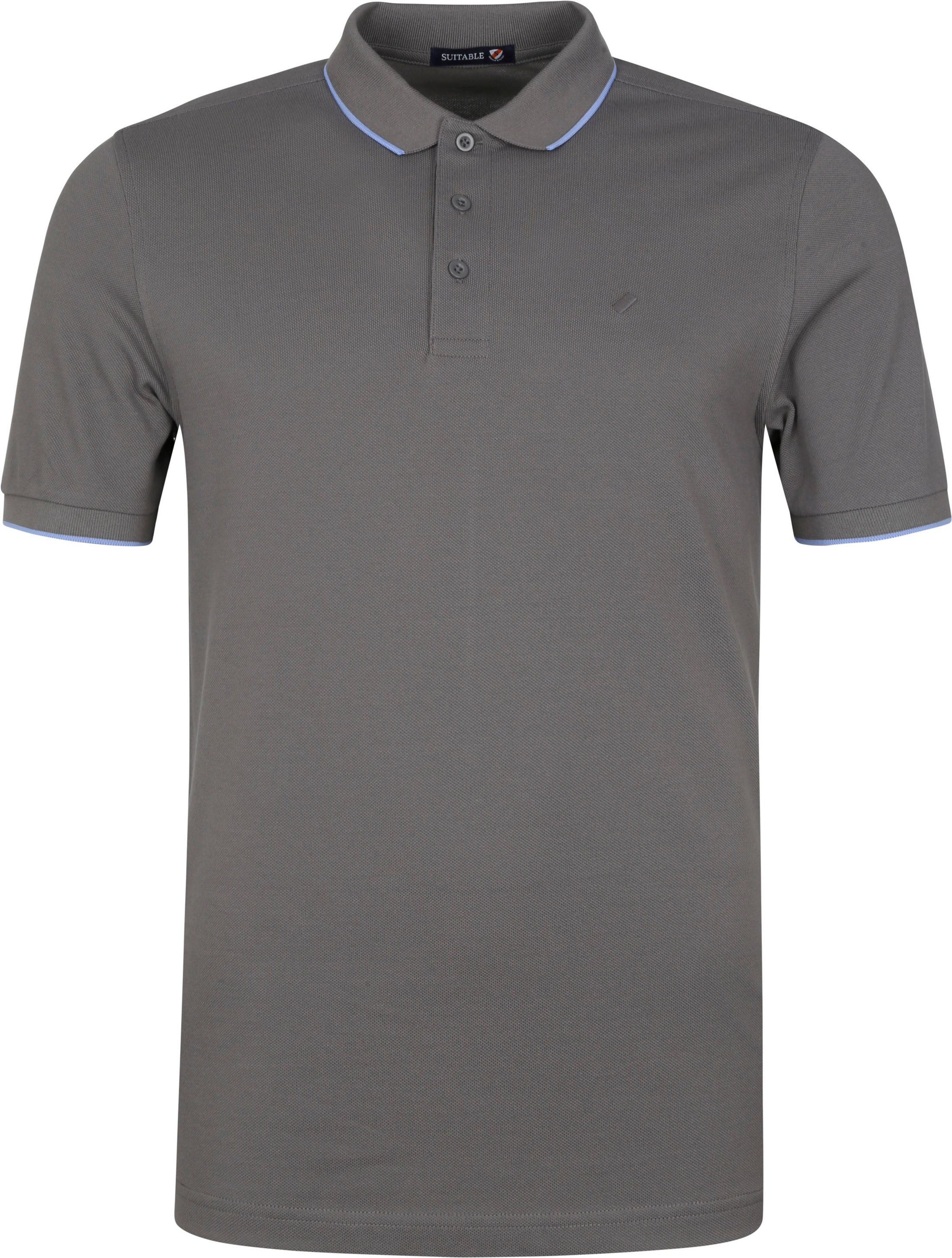 Suitable Poloshirt Tip Ferry Gray Grey size 3XL
