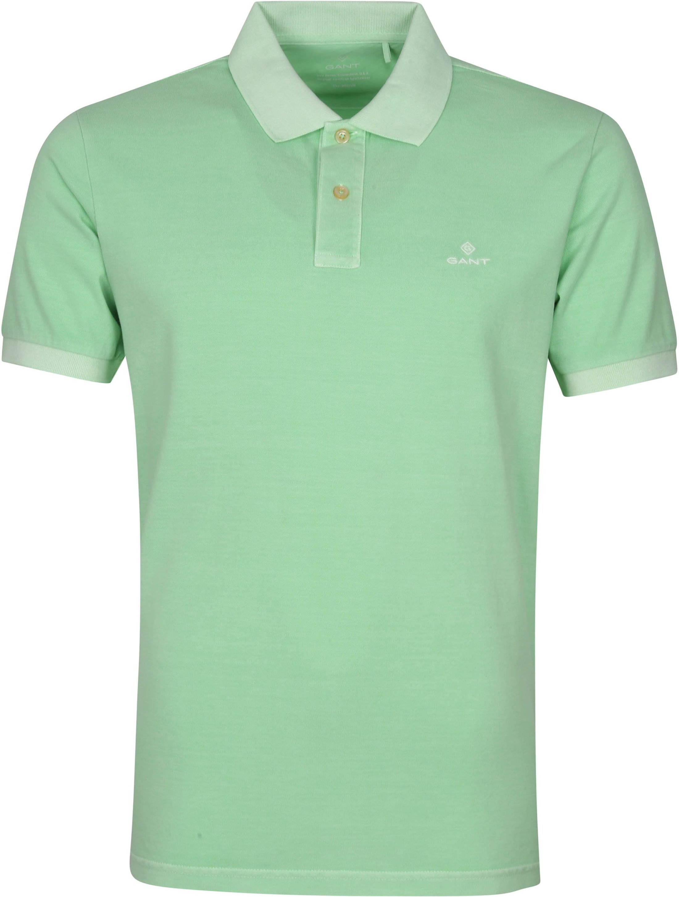 Gant Sunfaded Polo Shirt Green size L