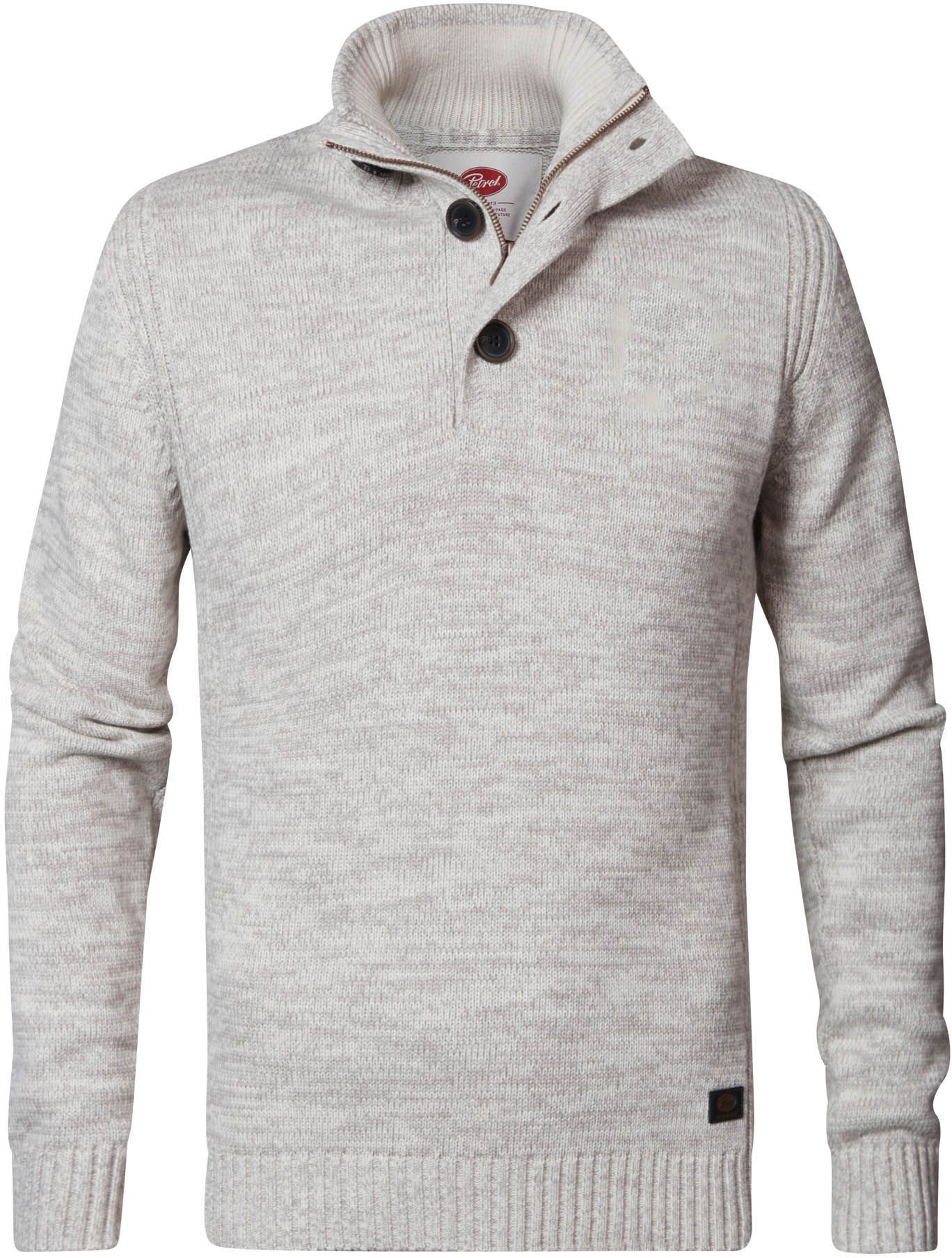 Petrol Sweater Mocker Grey size 3XL