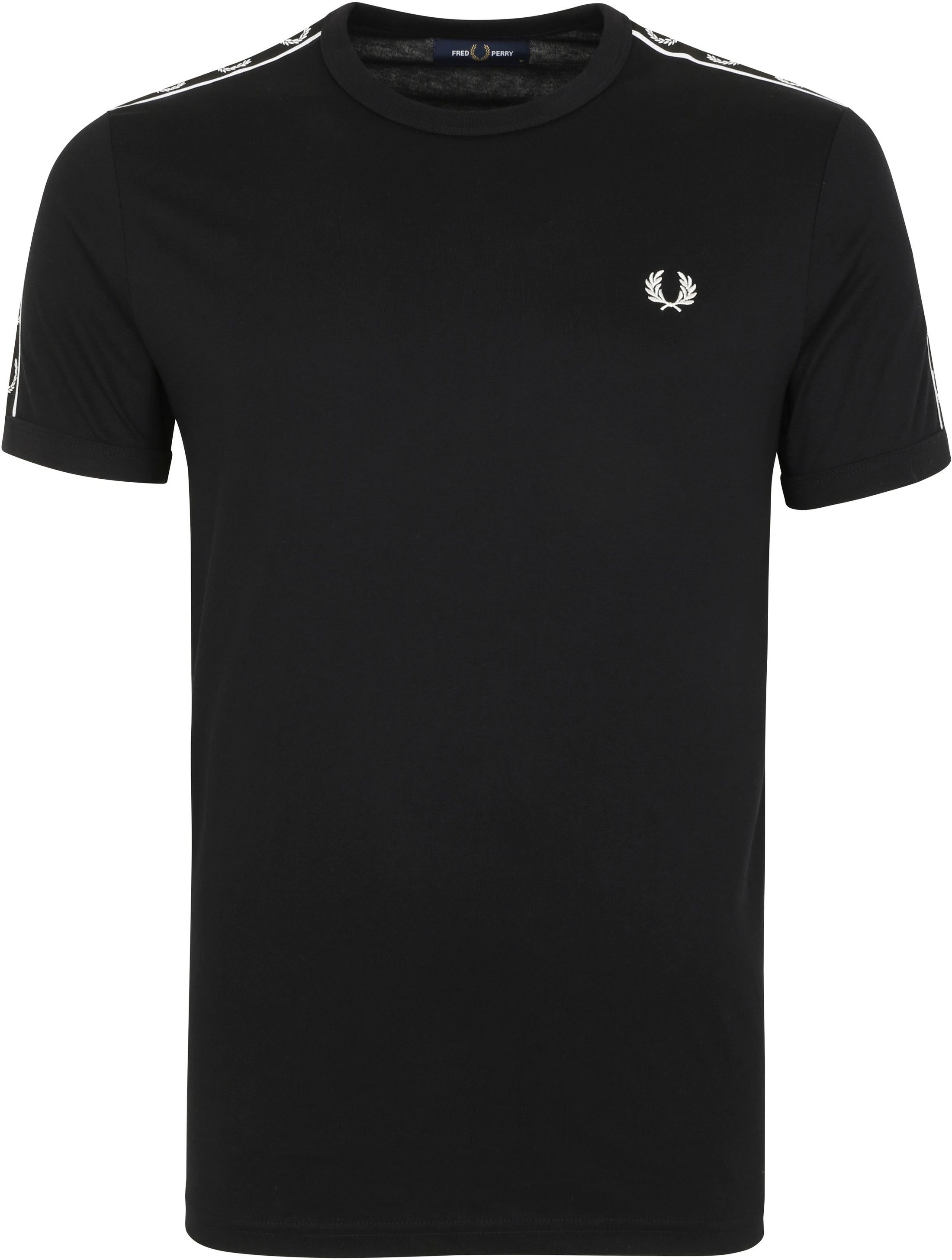 Fred Perry T-Shirt Ringer  Black size L