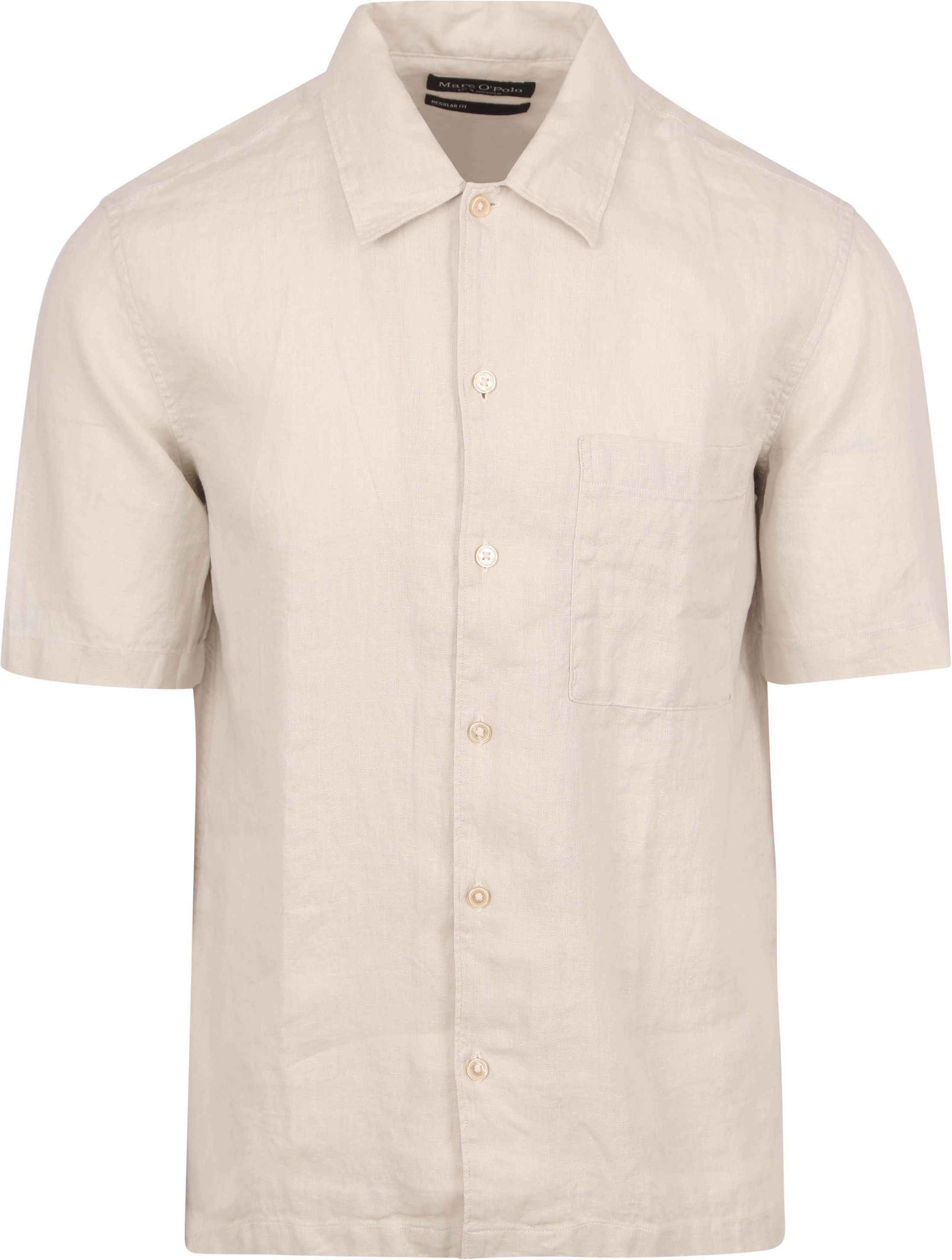 Marc O'Polo Shirt Short Sleeves Linen Ecru 424742841050-161 order online | Suitable