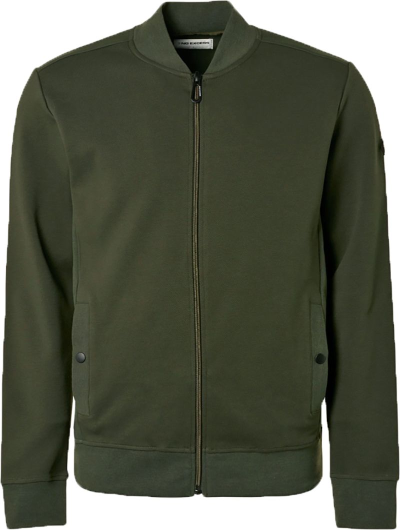 No Excess Cardigan Jacquard Vert Foncé 21100823SN-052 commander en ligne | Suitable