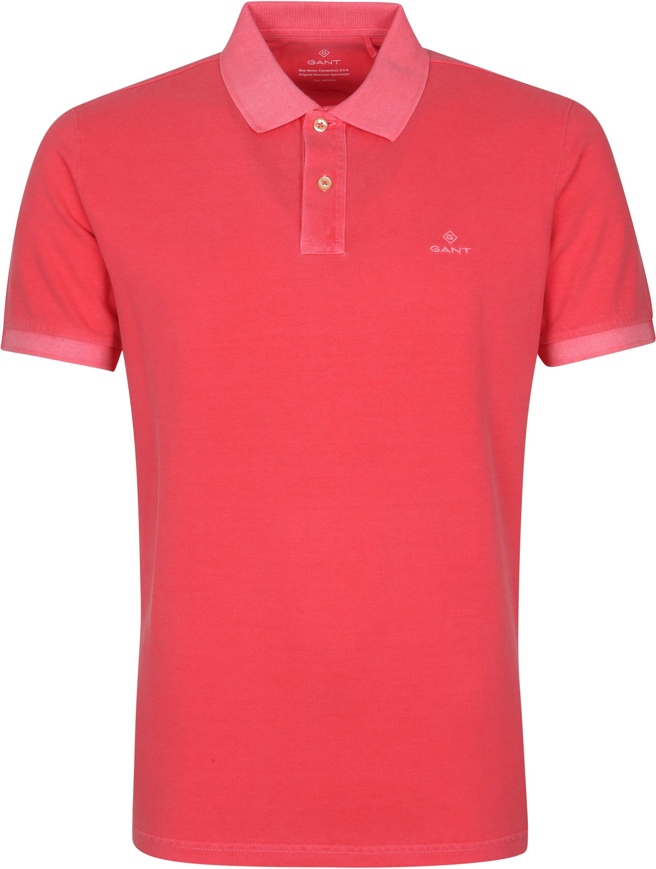 Gant Sunfaded Polo Shirt Pink size L