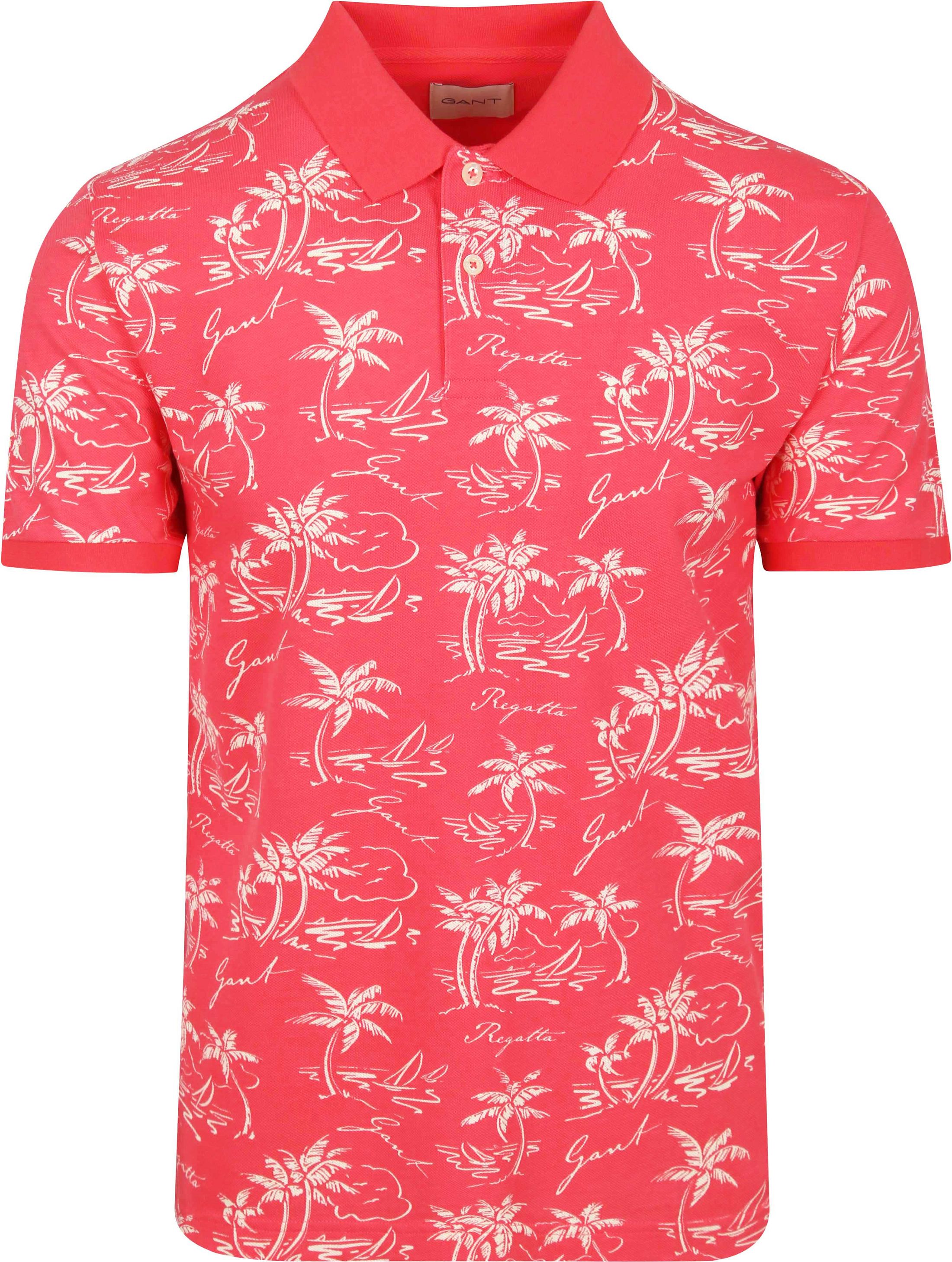Gant Poloshirt Palm Print Watermelon 2014058-648 kopen | Suitable