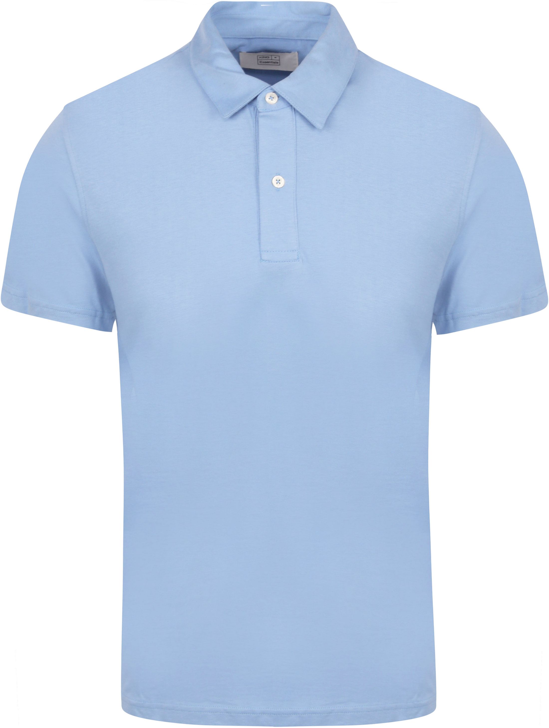 King Essentials The James Polo Shirt Mid Blue KM111050002-B016T order online | Suitable