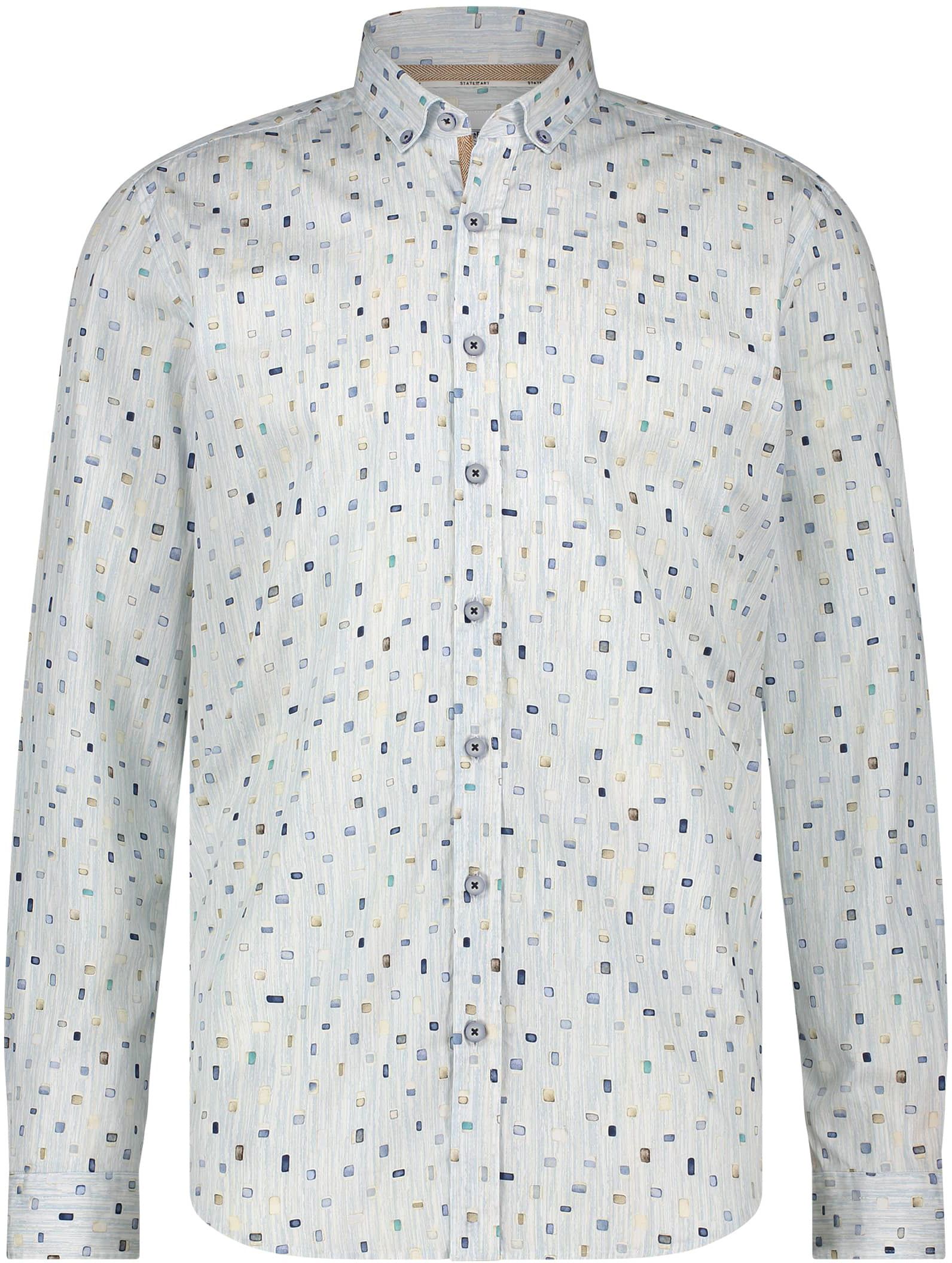 State Of Art Twill Shirt Print Light Blue 21415316-1152 order online | Suitable