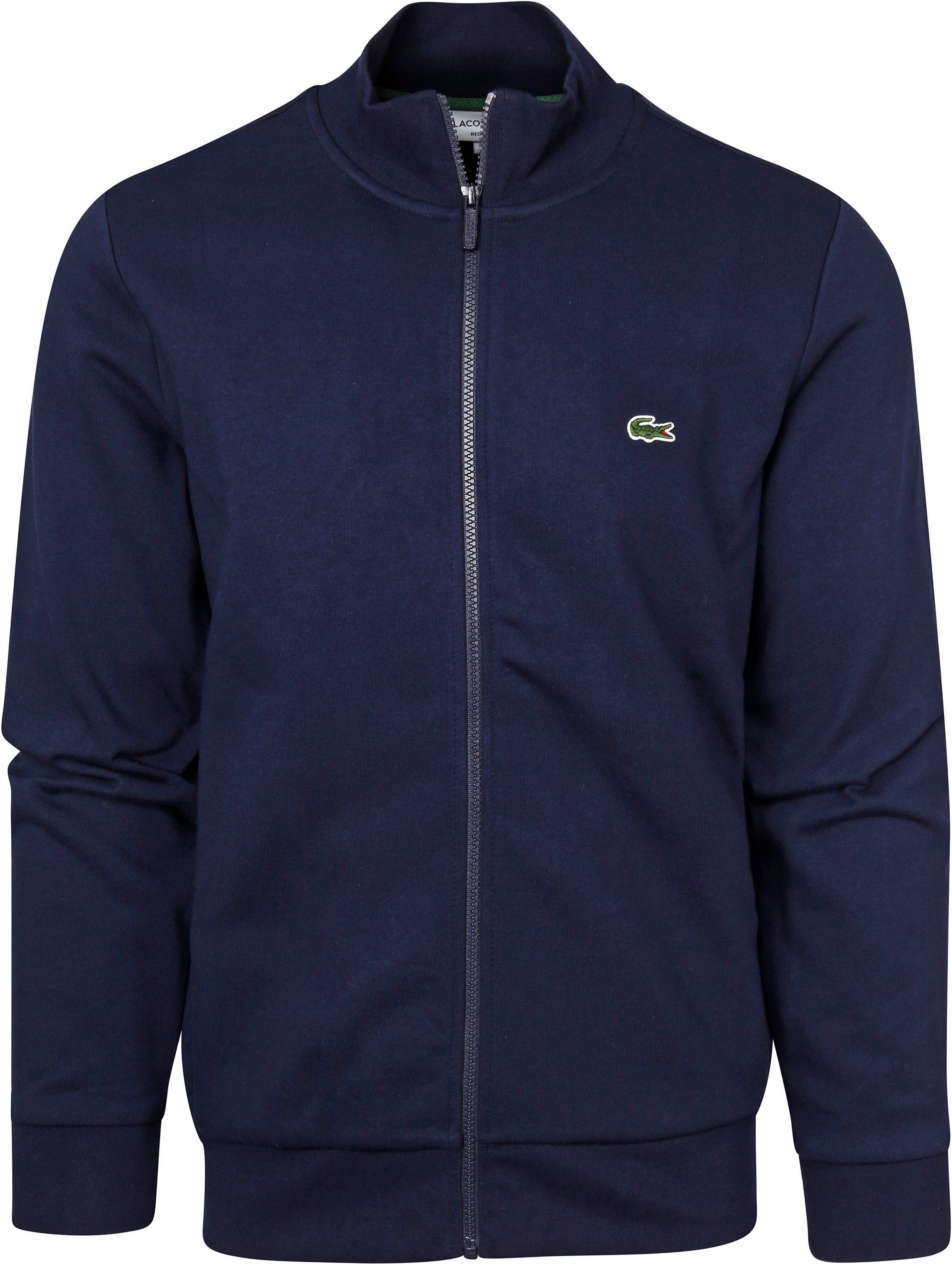 Lacoste Vest Full Zip Donkerblauw SH9622-166 kopen | Suitable