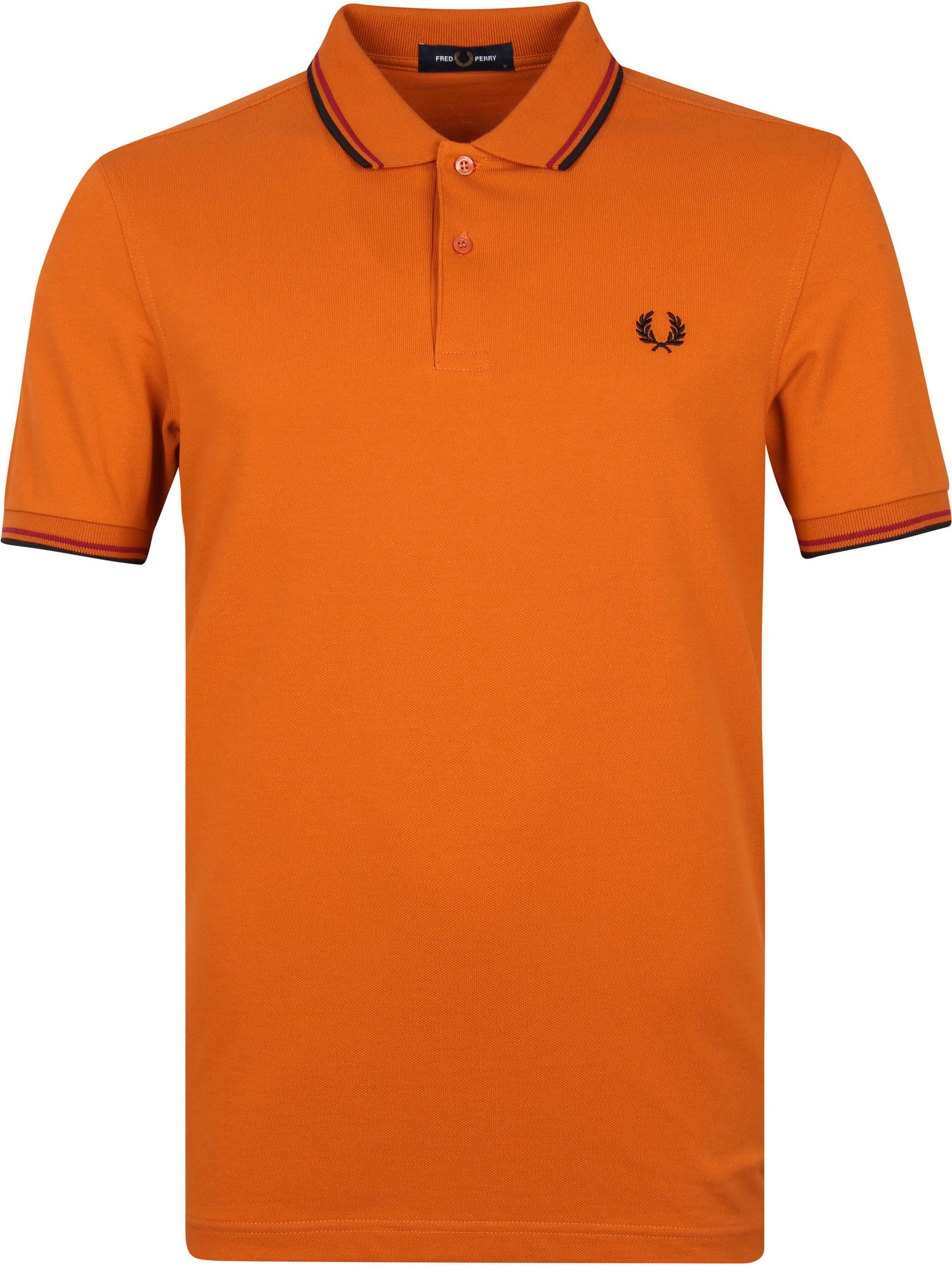 Fred Perry Polo Shirt M3600 Orange size M