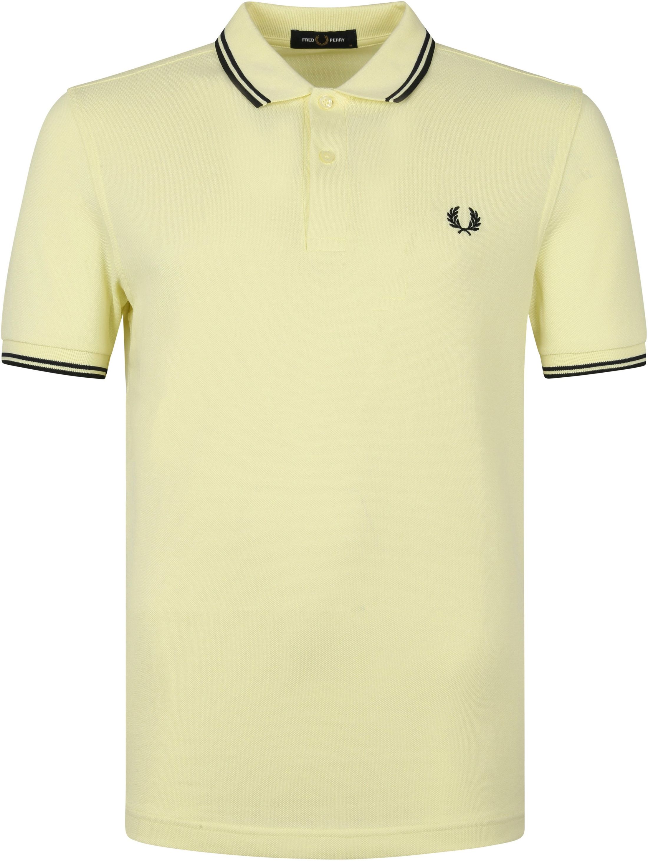 Fred Perry Polo M3600 Tipped Yellow size L