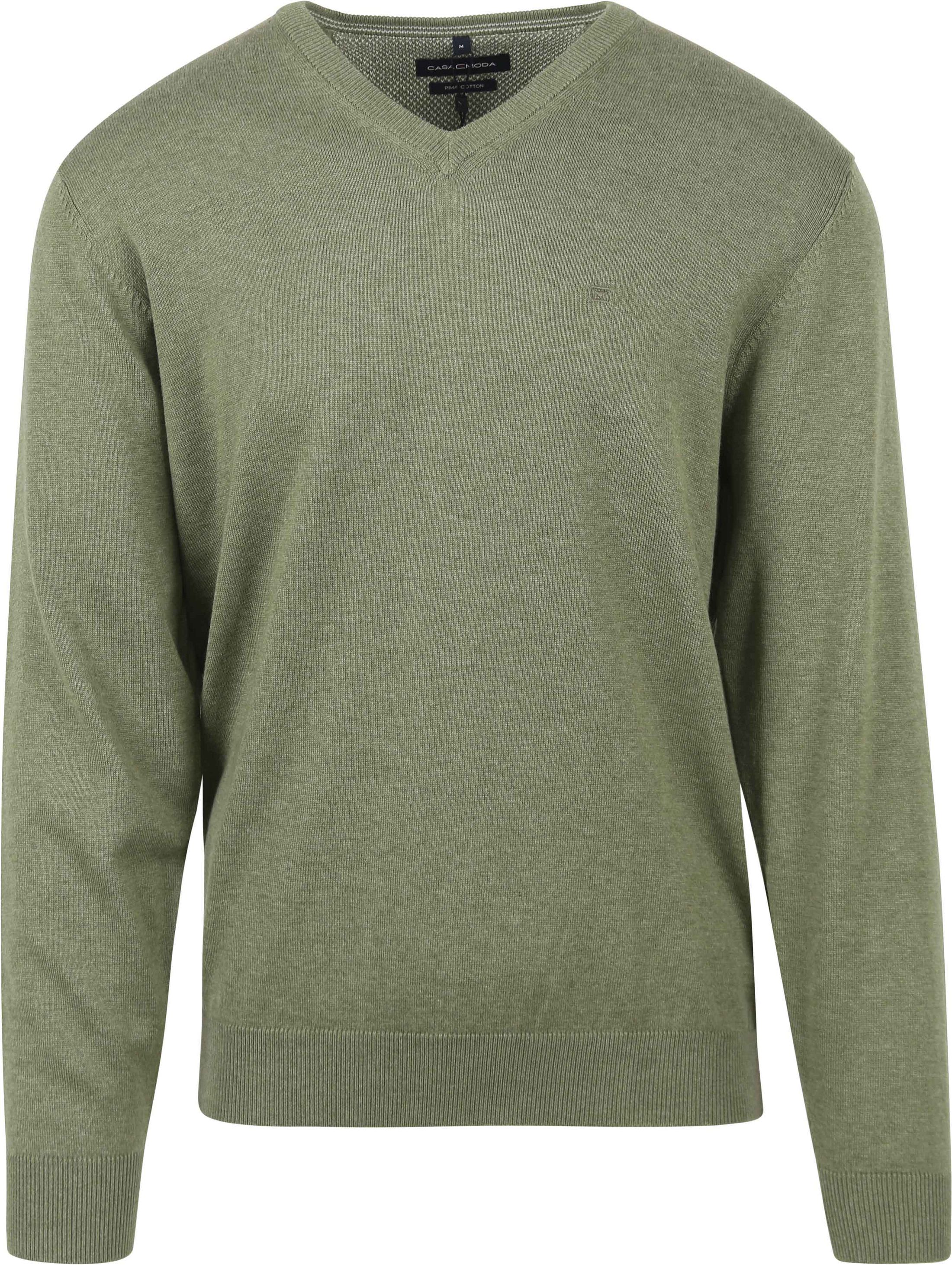 Casa Moda Pullover Army Groen 004430-335 kopen | Suitable