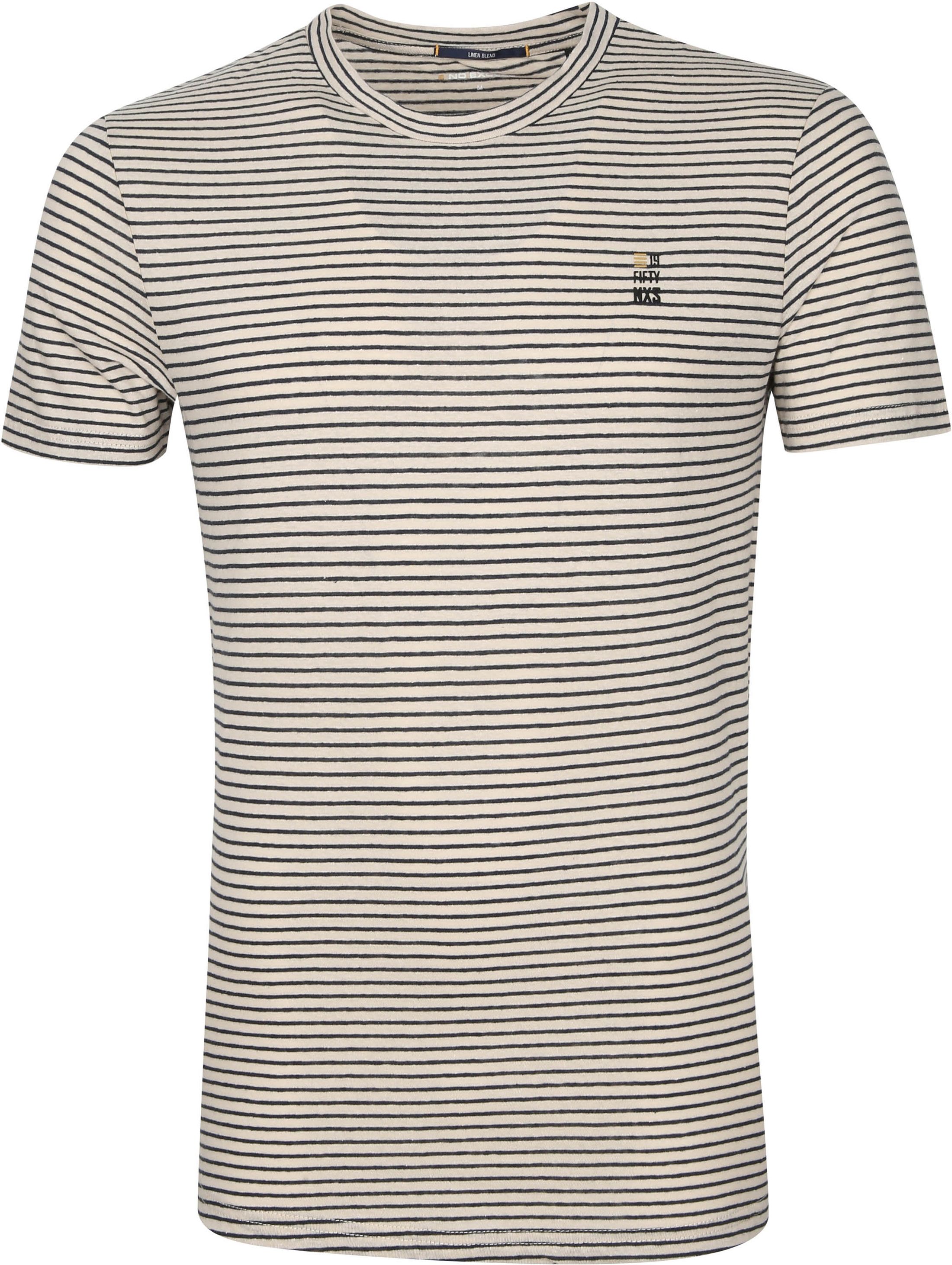 No Excess T-Shirt Rayures Yarn Dye Beige commander en ligne | 11320302 | Suitable Luxembourg