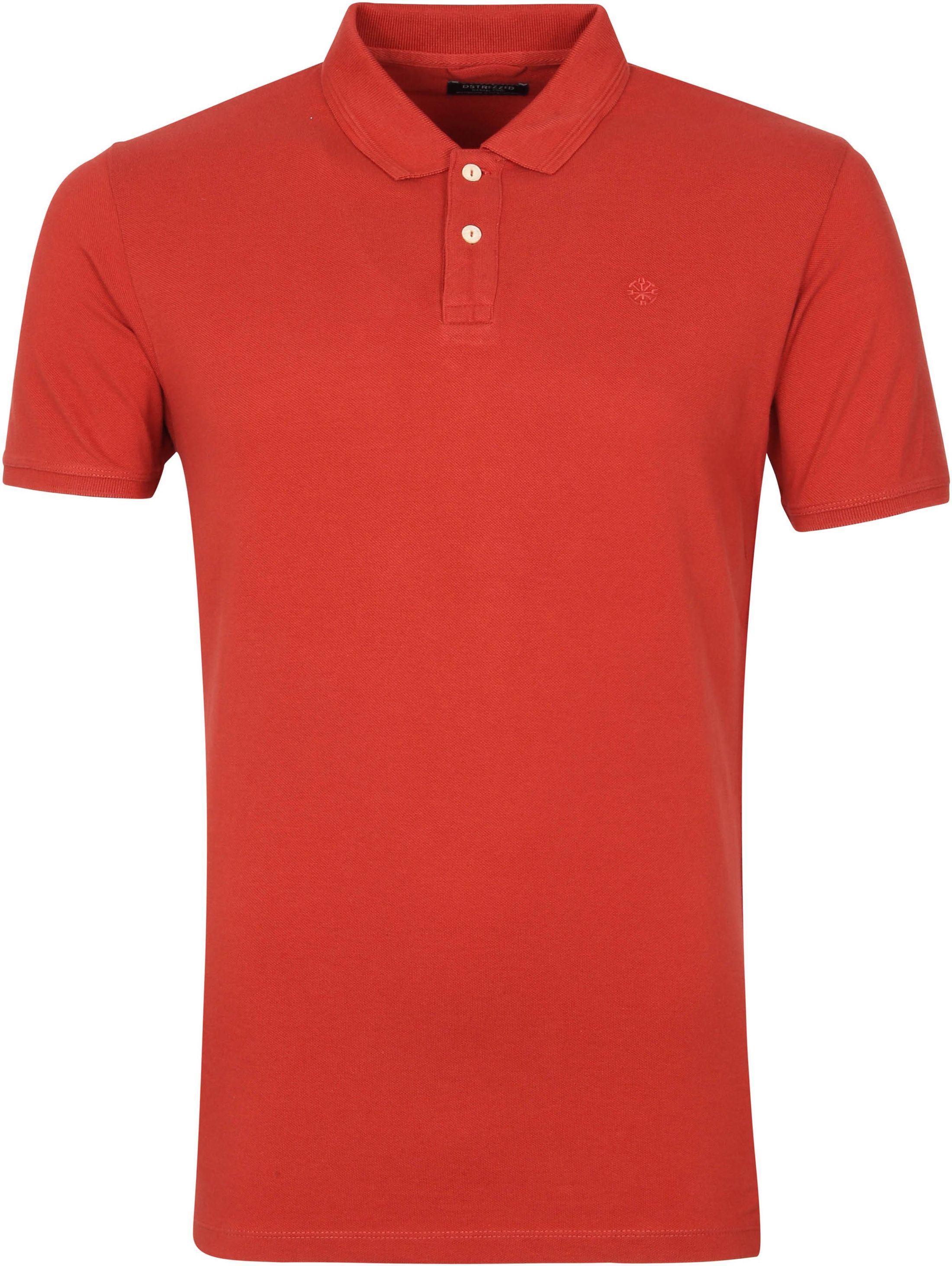 Dstrezzed Polo Shirt Bowie Red size L