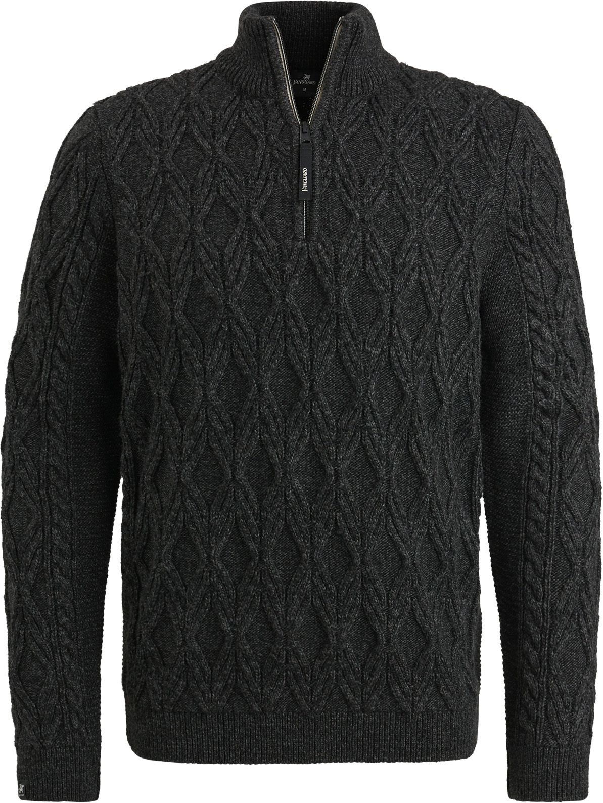 Vanguard Pullover Demi-Zip Heavy Knit Noir VKW2410340-999 commander en ligne | Suitable