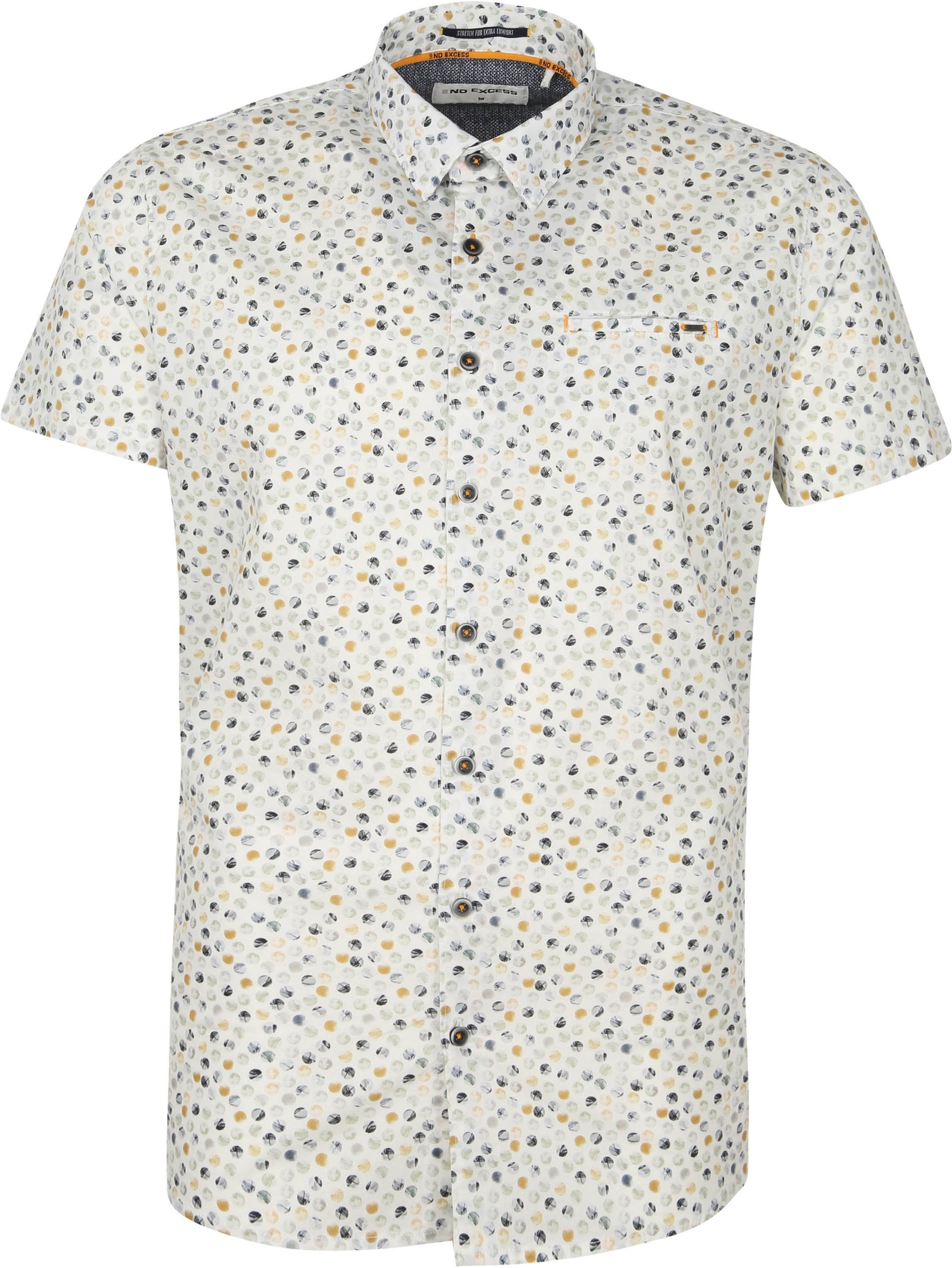 No-Excess Shirt Dots Sun Multicolour Yellow size L